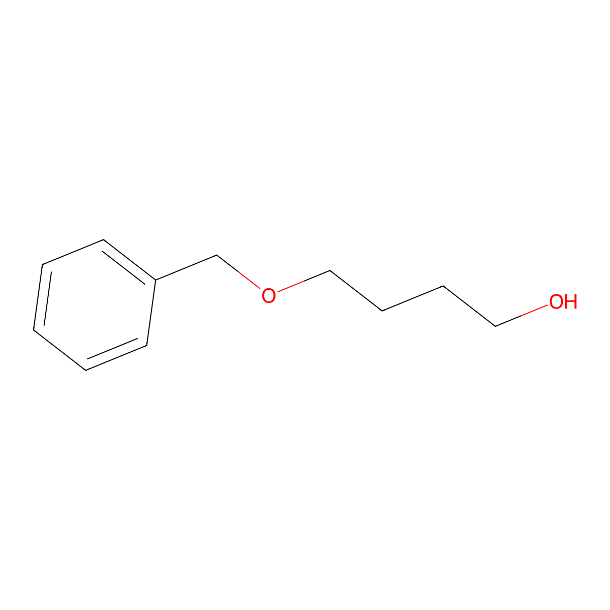 4-Benzyloxy-1-butanol molecular structure, CAS 4541-14-4