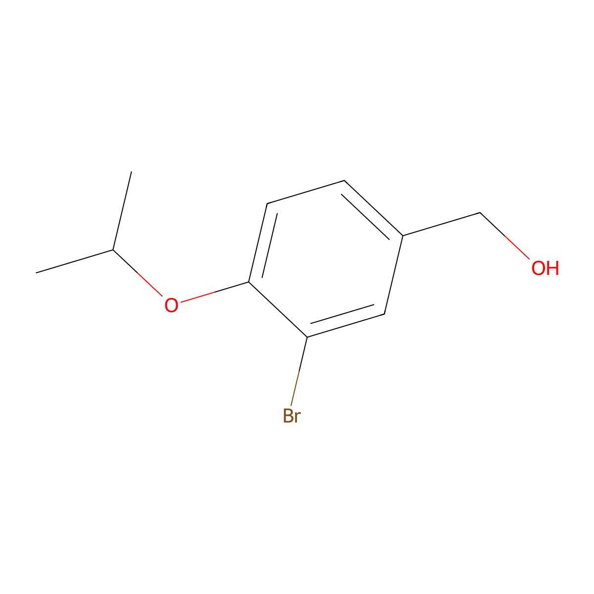 [3-Bromo-4-(propan-2-yloxy)phenyl]methanol molecular structure, CAS 454186-08-4