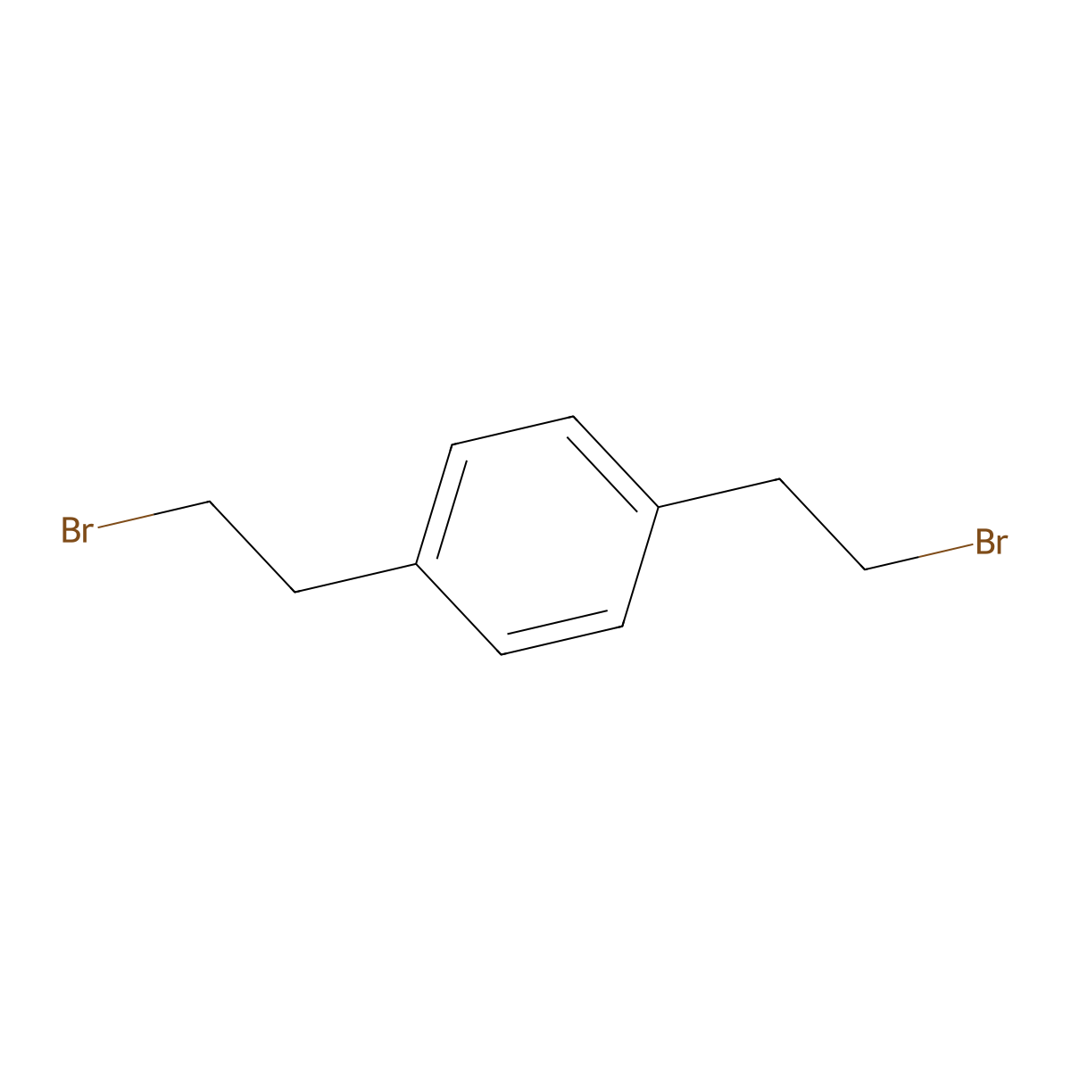1,4-Bis(2-bromoethyl)benzene molecular structure, CAS 4542-72-7