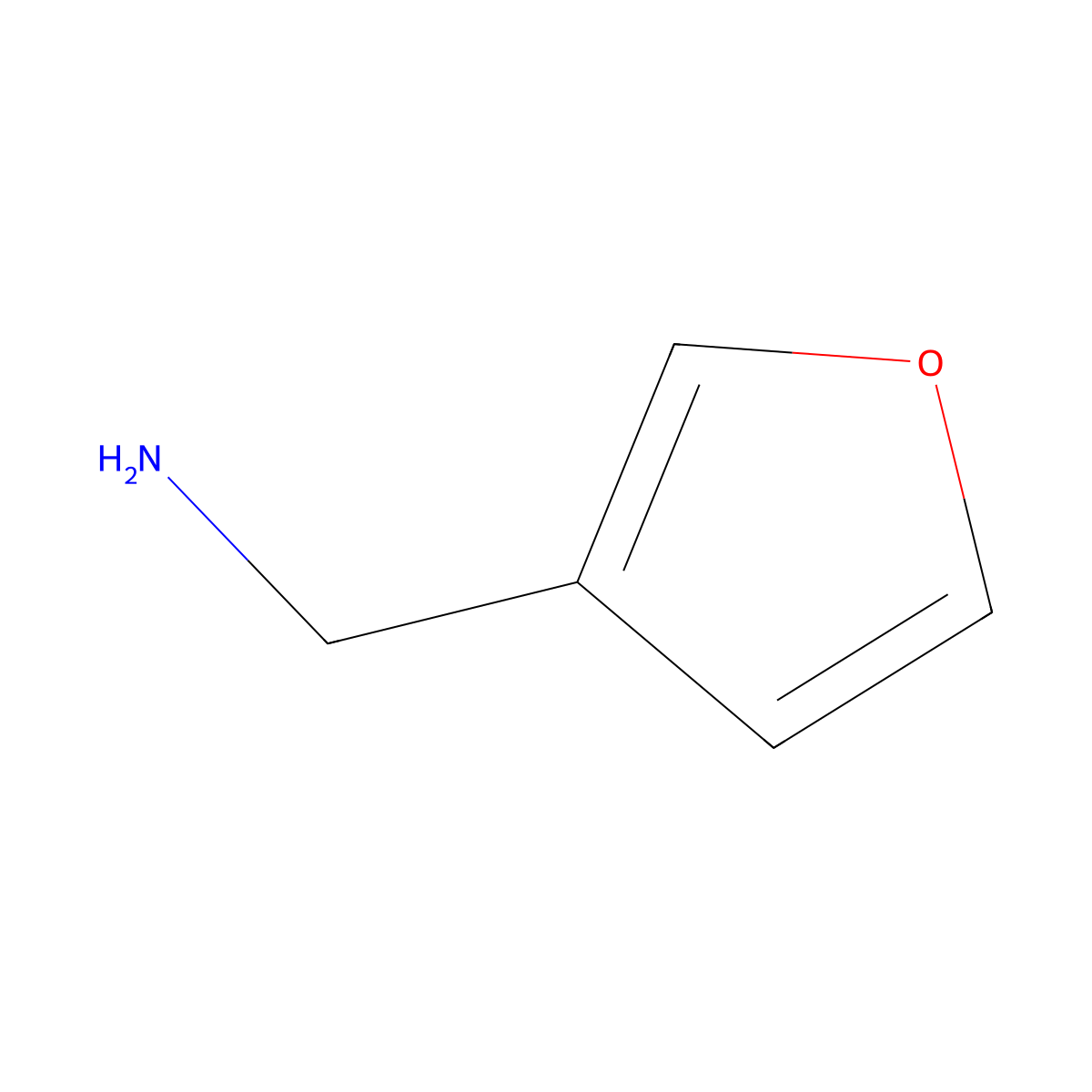 1-(Furan-3-yl)methanamine molecular structure, CAS 4543-47-9