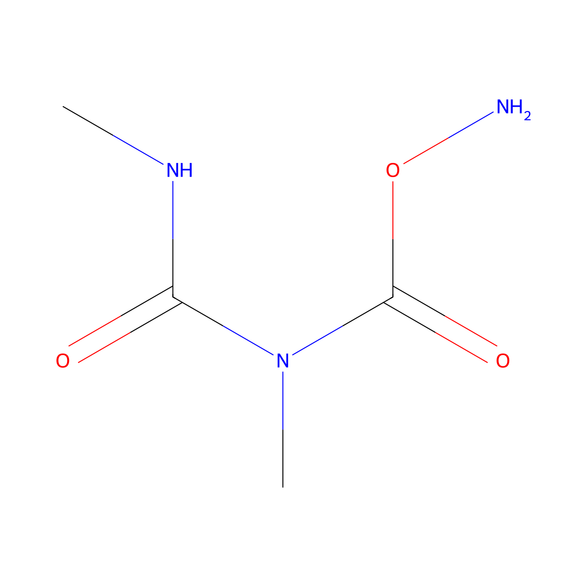 N,O-Di(methylcarbamoyl)hydroxylamine molecular structure, CAS 4543-63-9