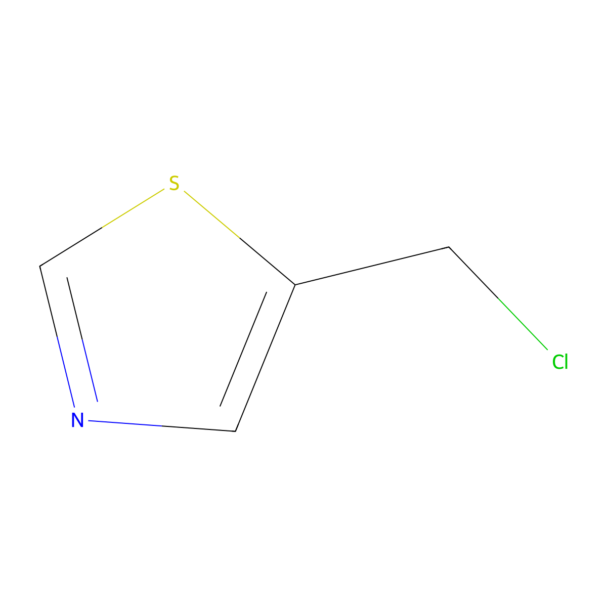 5-(Chloromethyl)thiazole molecular structure, CAS 45438-77-5