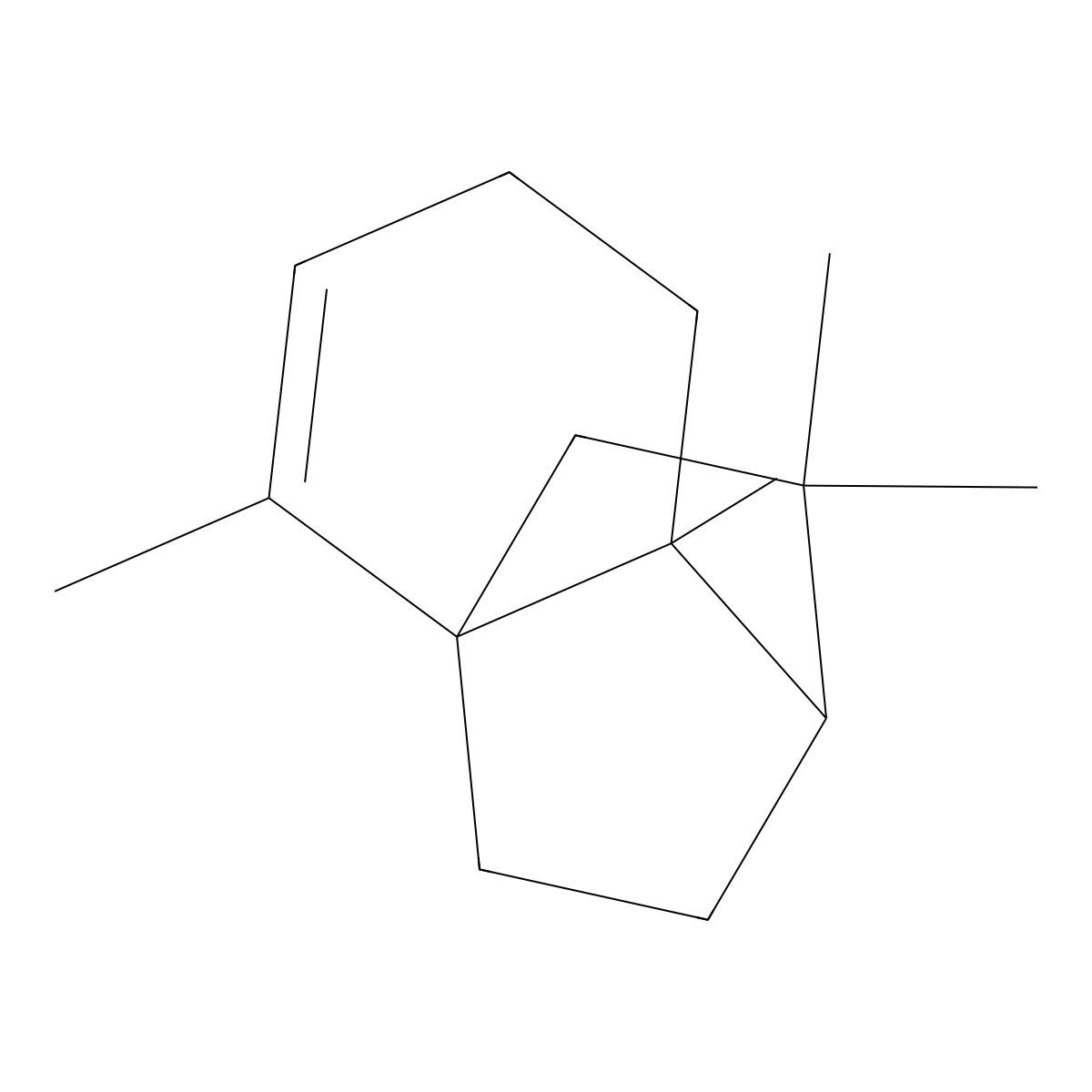 Neoclovene molecular structure, CAS 4545-68-0