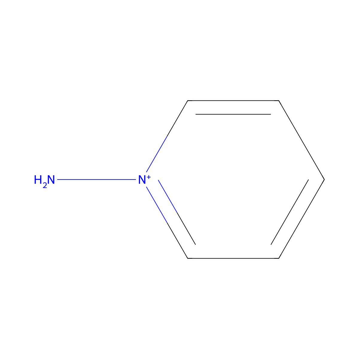 Pyridinium, 1-amino- molecular structure, CAS 45458-31-9