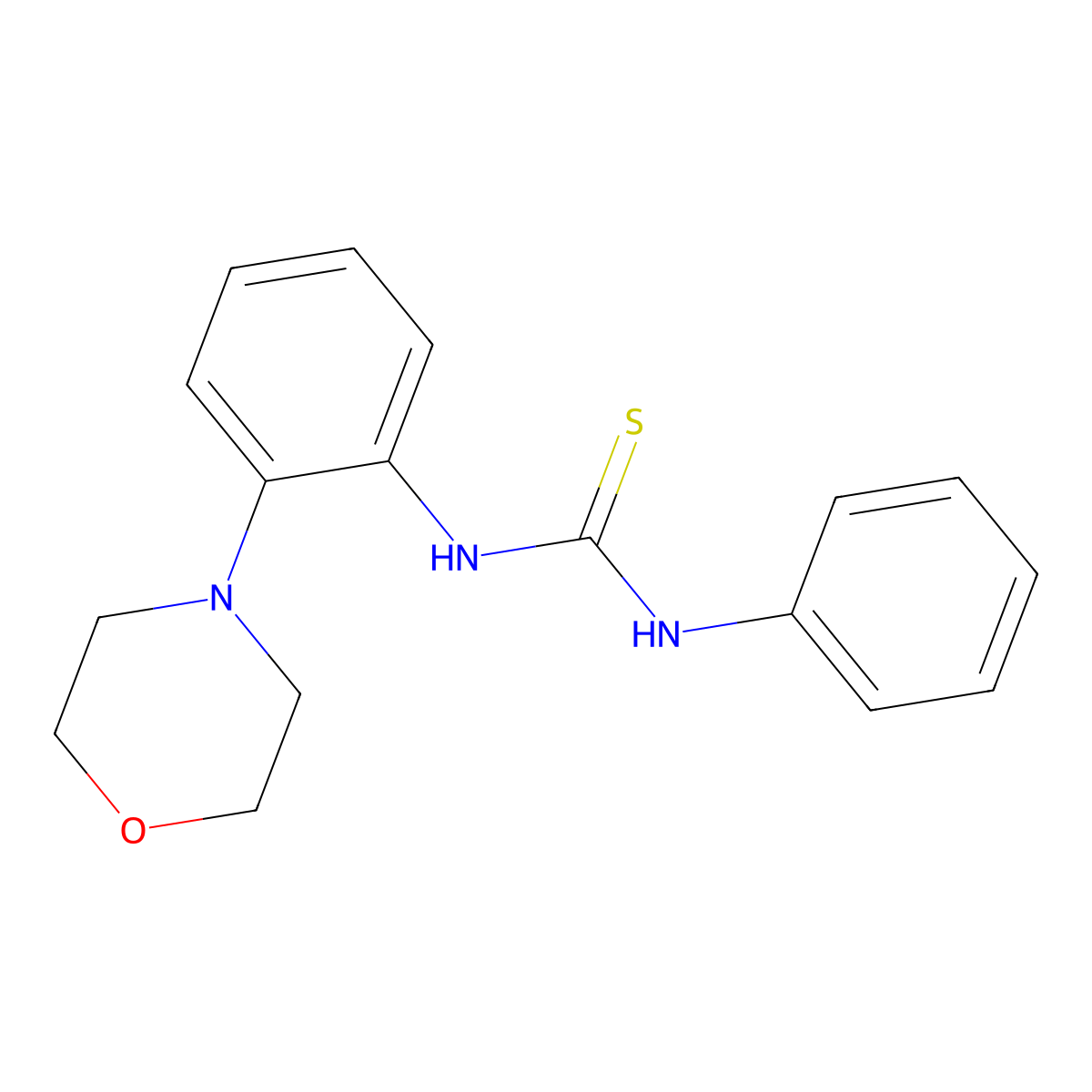 1-(2-Morpholin-4-ylphenyl)-3-phenylthiourea molecular structure, CAS 454659-49-5