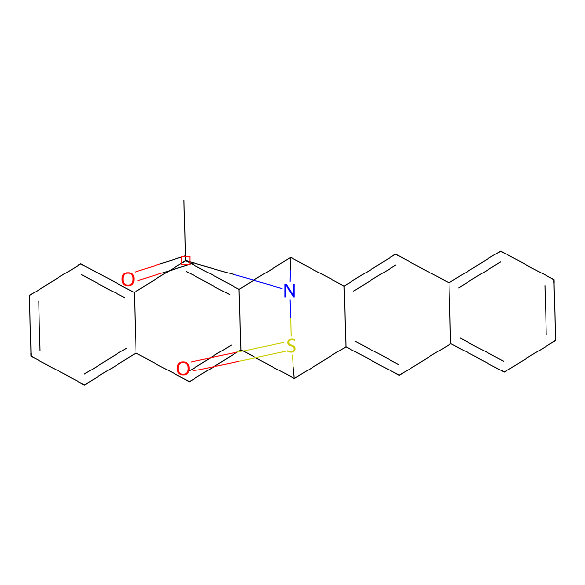 13,6-N-Sulfinylacetamidopentacene molecular structure, CAS 454675-76-4