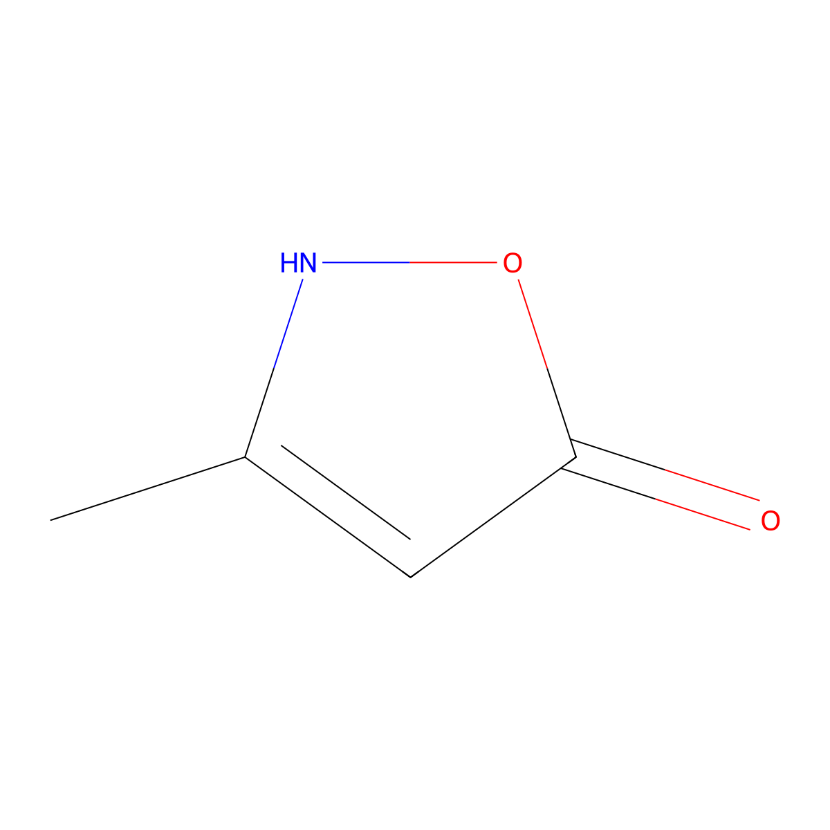 3-Methylisoxazol-5-one molecular structure, CAS 45469-93-0