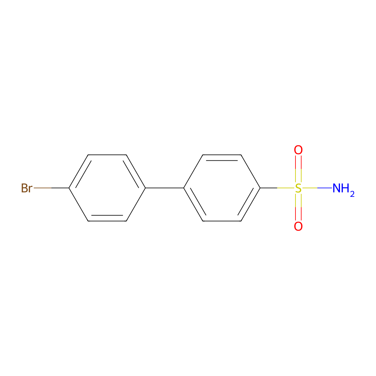 4-(4-Bromophenyl)benzene-1-sulfonamide molecular structure, CAS 454694-65-6