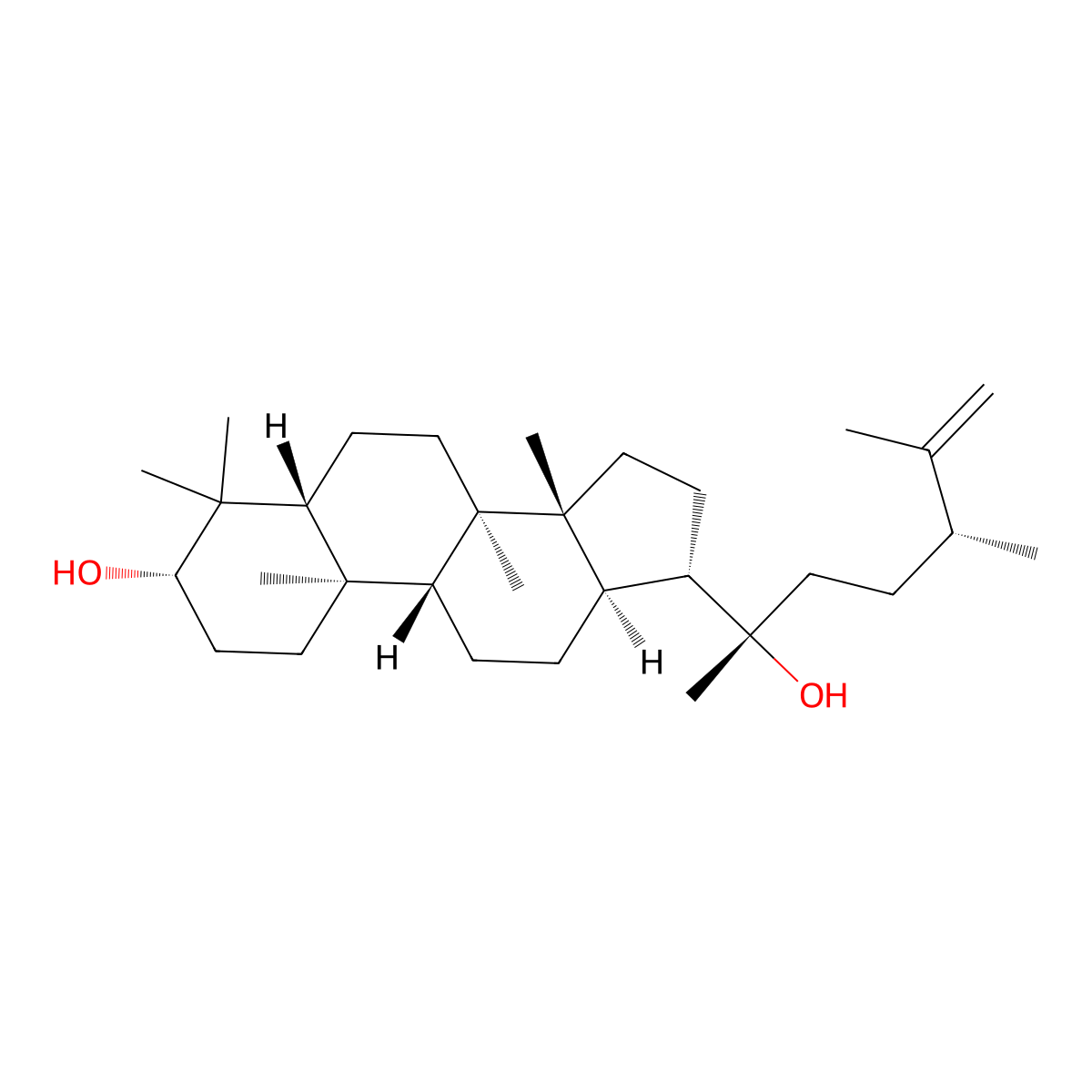 Carnaubadiol molecular structure, CAS 4547-30-2