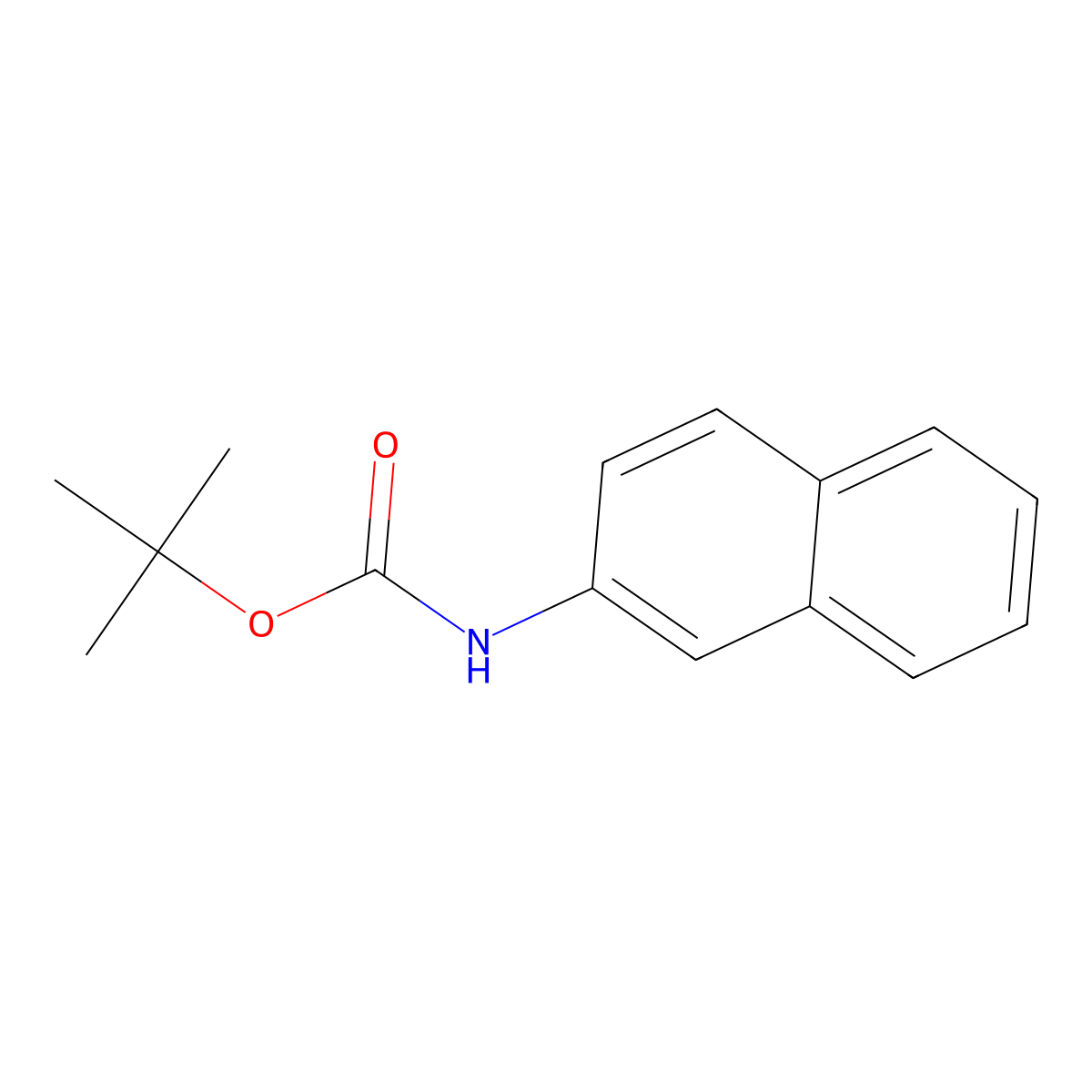 tert-Butyl naphthalen-2-ylcarbamate molecular structure, CAS 454713-45-2
