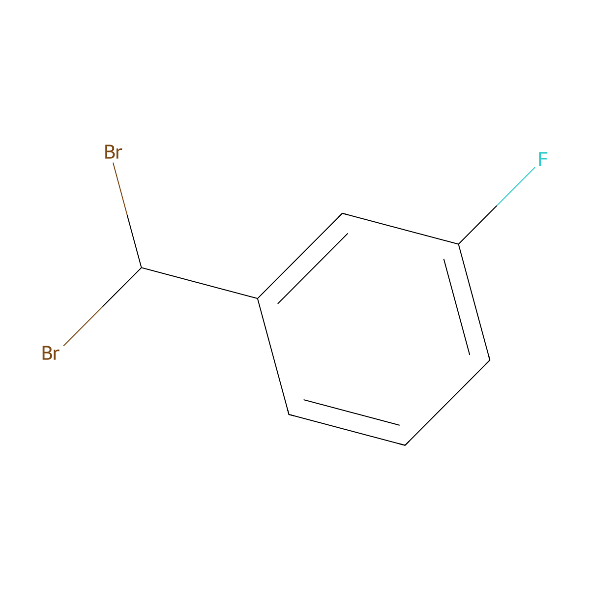 3-Fluorobenzal Bromide molecular structure, CAS 455-34-5