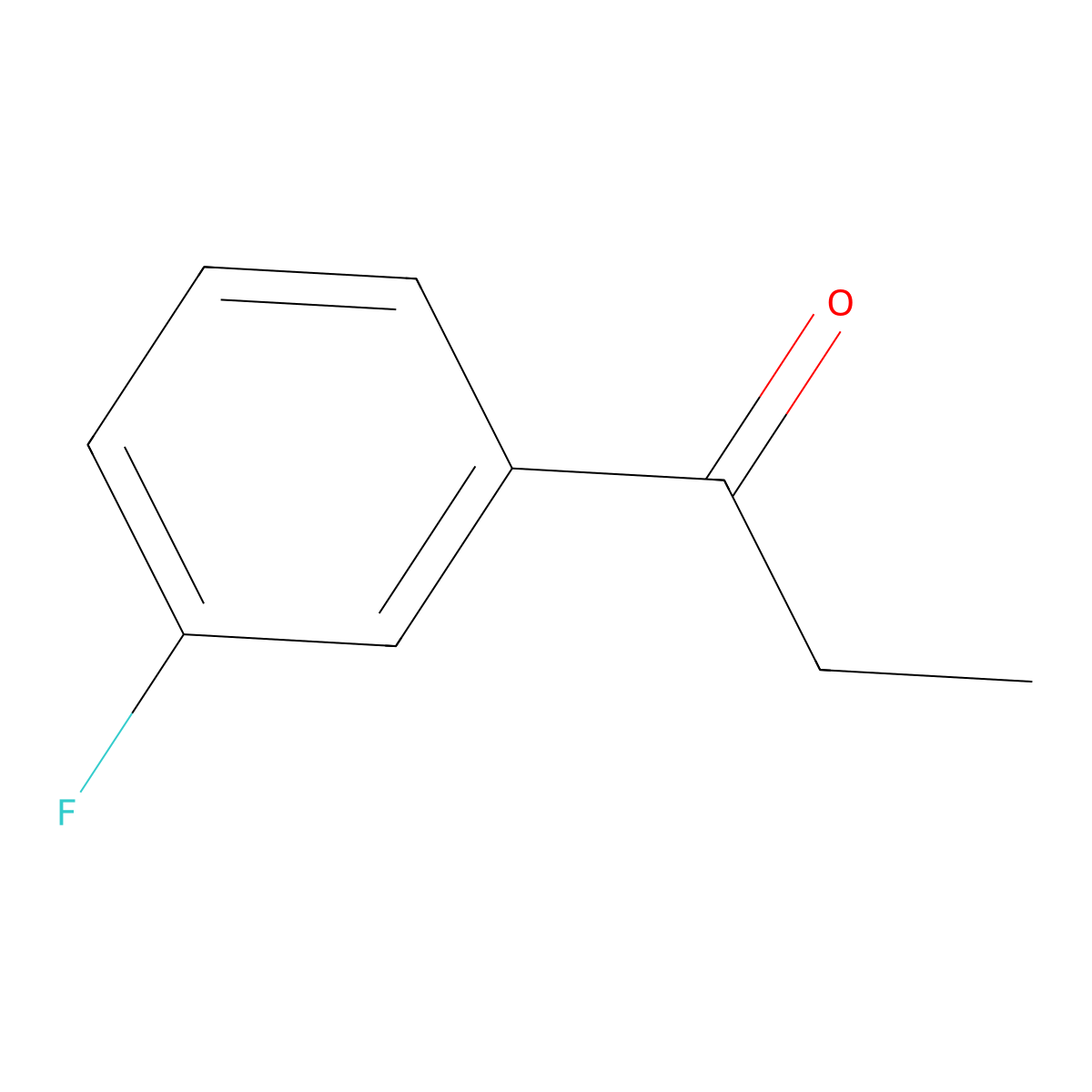 3'-Fluoropropiophenone molecular structure, CAS 455-67-4