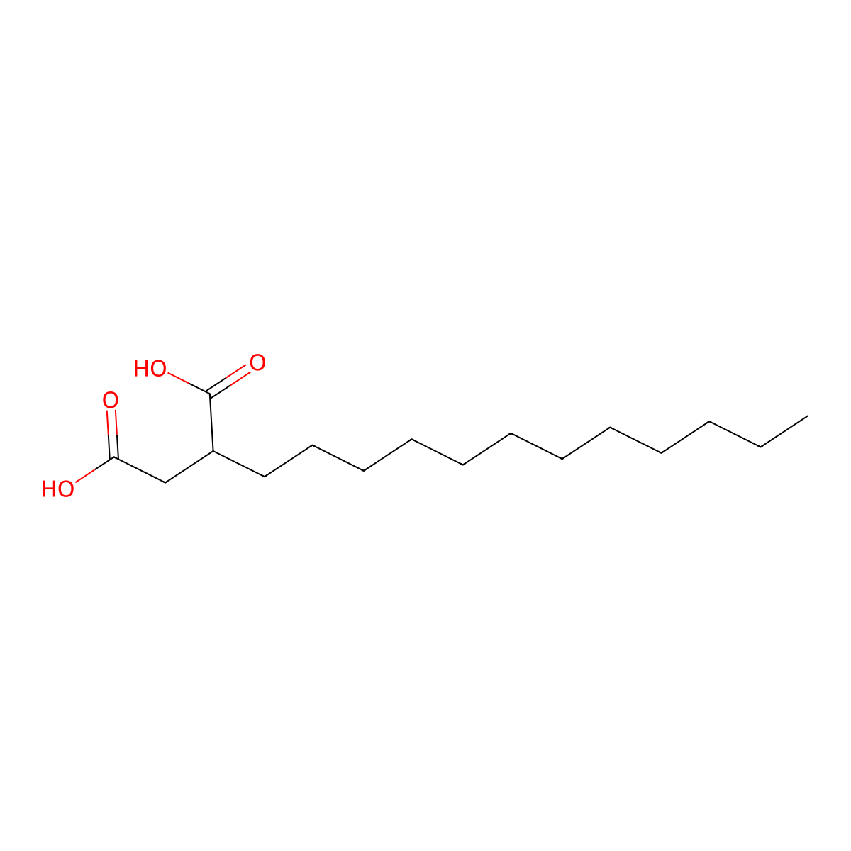 2-Dodecylbutanedioic acid molecular structure, CAS 455-95-8