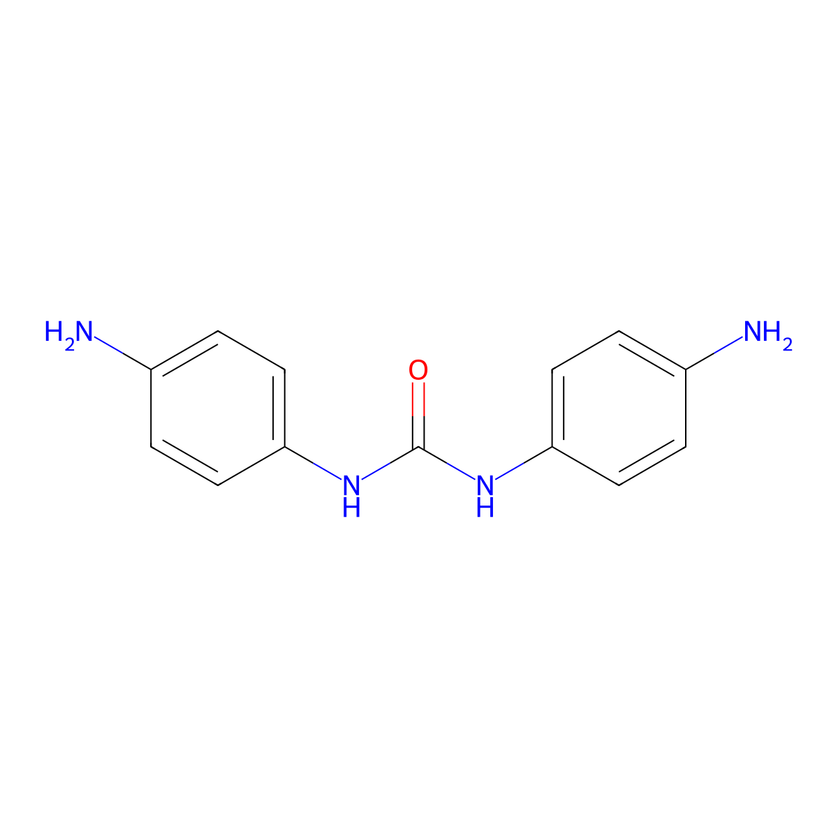 1,3-Bis(4-Aminophenyl)urea molecular structure, CAS 4550-72-5