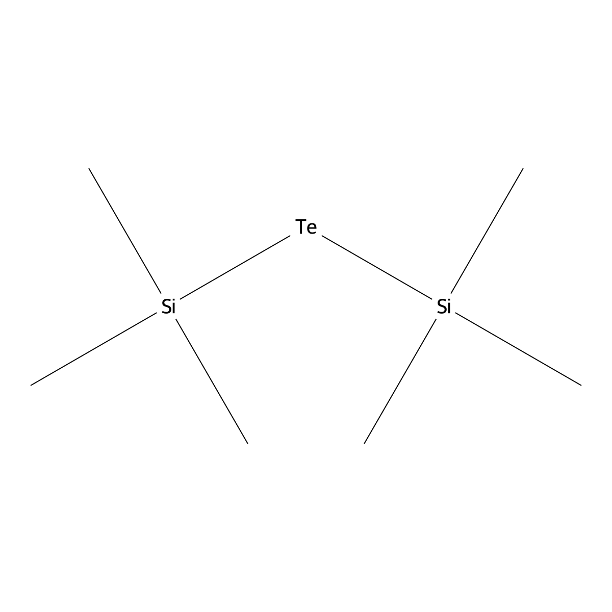 1,1,1,3,3,3-Hexamethyldisilatellurane molecular structure, CAS 4551-16-0