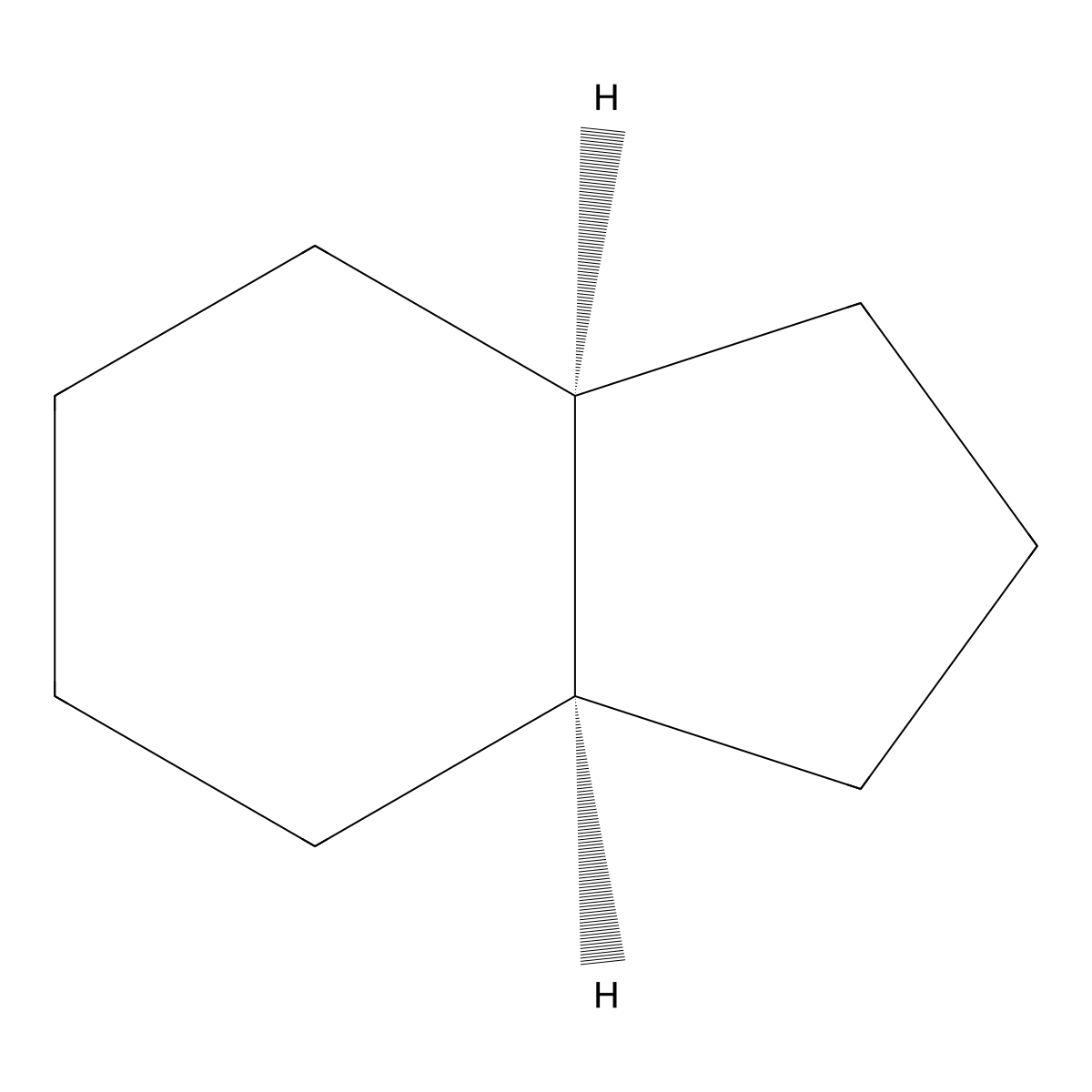 rel-(3aR,7aS)-Octahydro-1H-indene molecular structure, CAS 4551-51-3