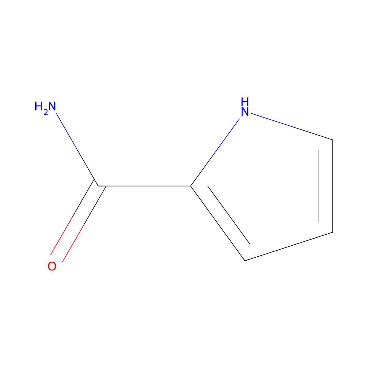 1H-pyrrole-2-carboxamide molecular structure, CAS 4551-72-8