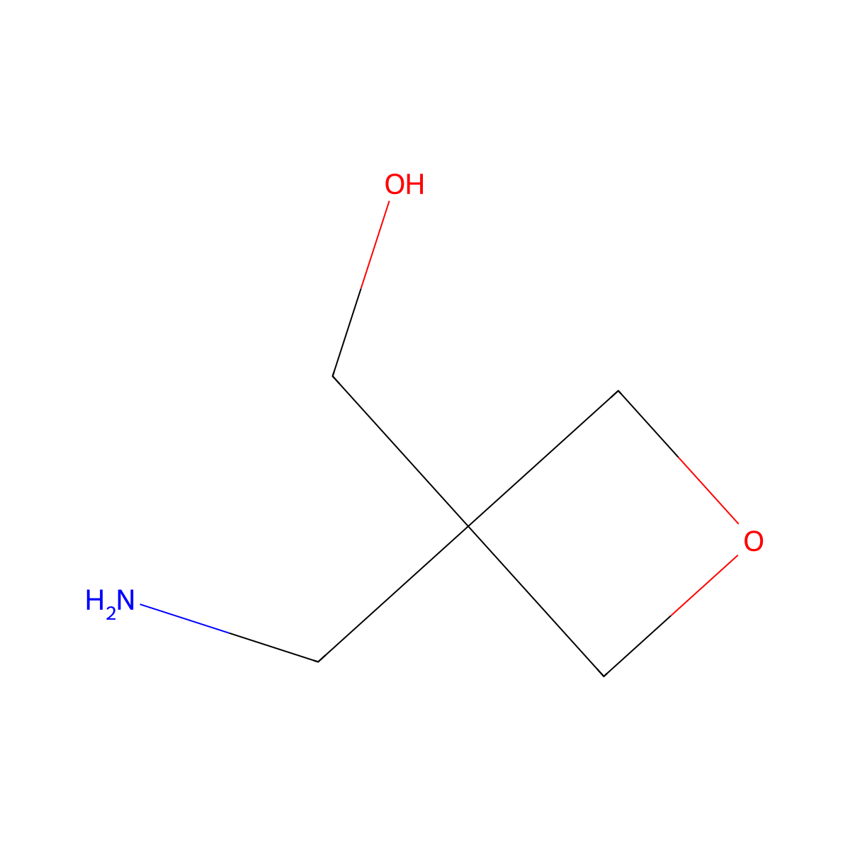[3-(Aminomethyl)oxetan-3-yl]methanol molecular structure, CAS 45513-32-4
