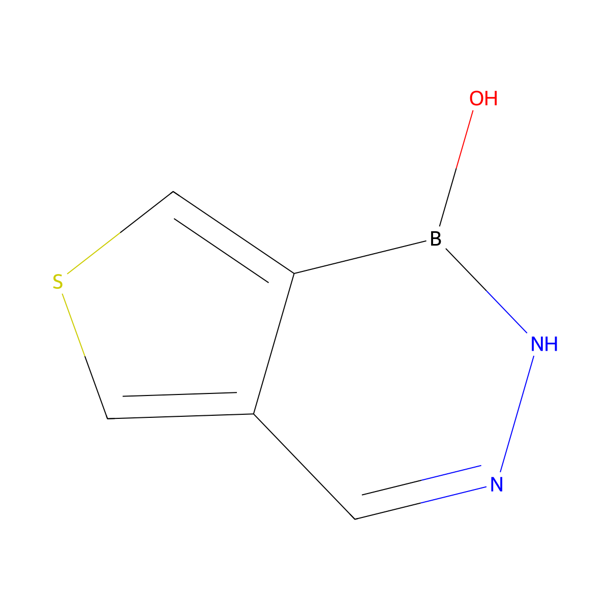 thieno[3,4-d][1,2,3]diazaborinin-1(2H)-ol molecular structure, CAS 4552-73-2