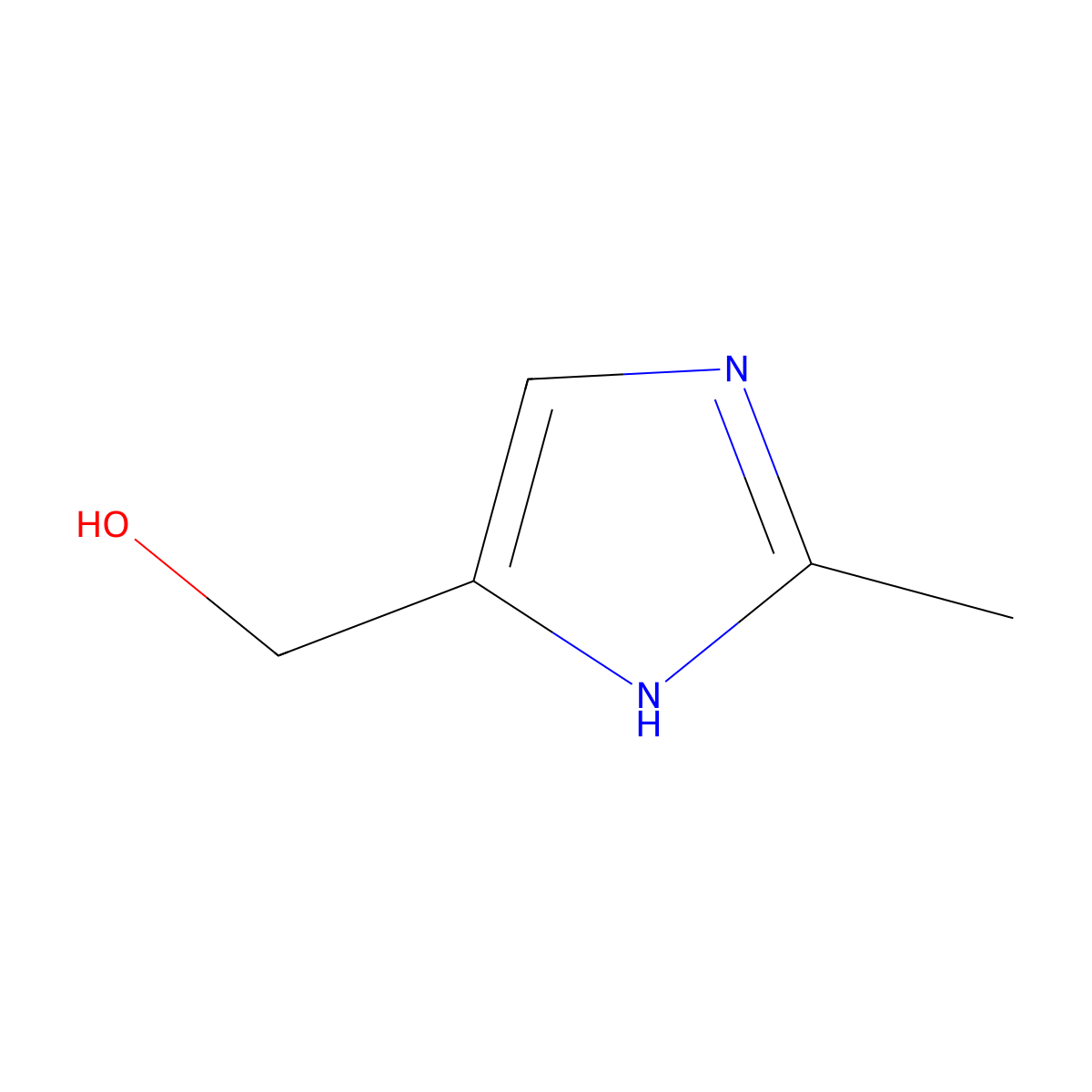 (2-Methyl-1H-imidazol-4-yl)methanol molecular structure, CAS 45533-87-7