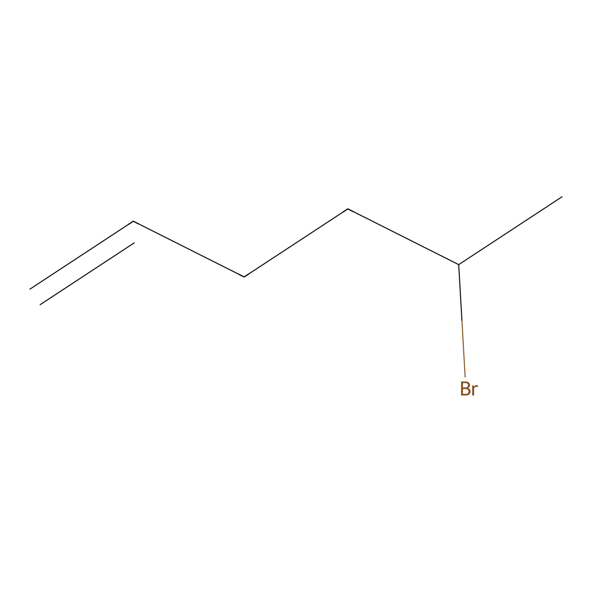 5-Bromohex-1-ene molecular structure, CAS 4558-27-4