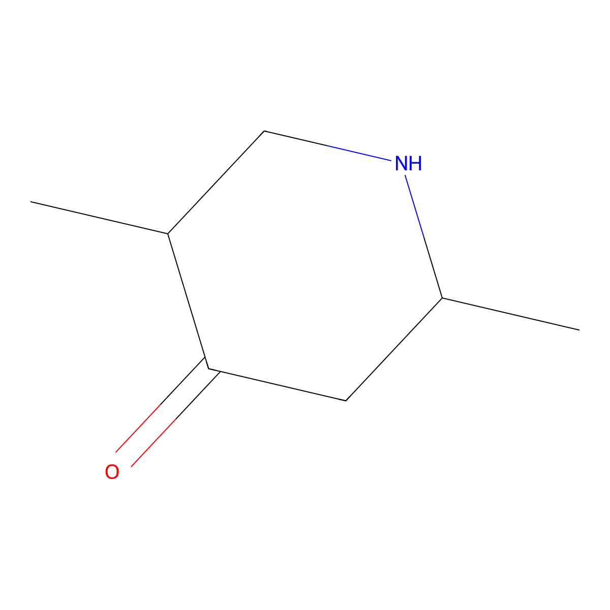 4-Piperidinone, 2,5-dimethyl- molecular structure, CAS 4558-87-6