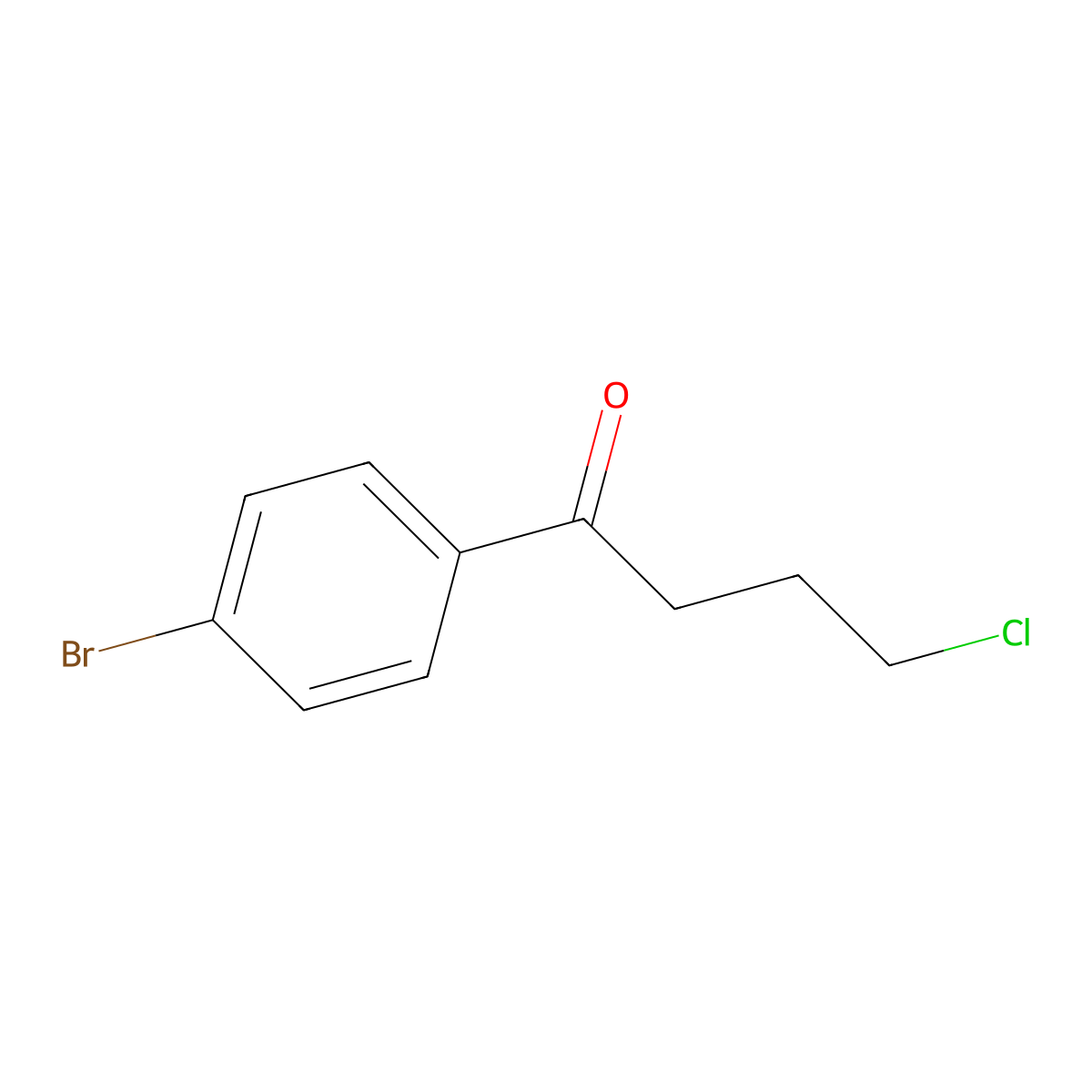 4'-Bromo-4-chlorobutyrophenone molecular structure, CAS 4559-96-0