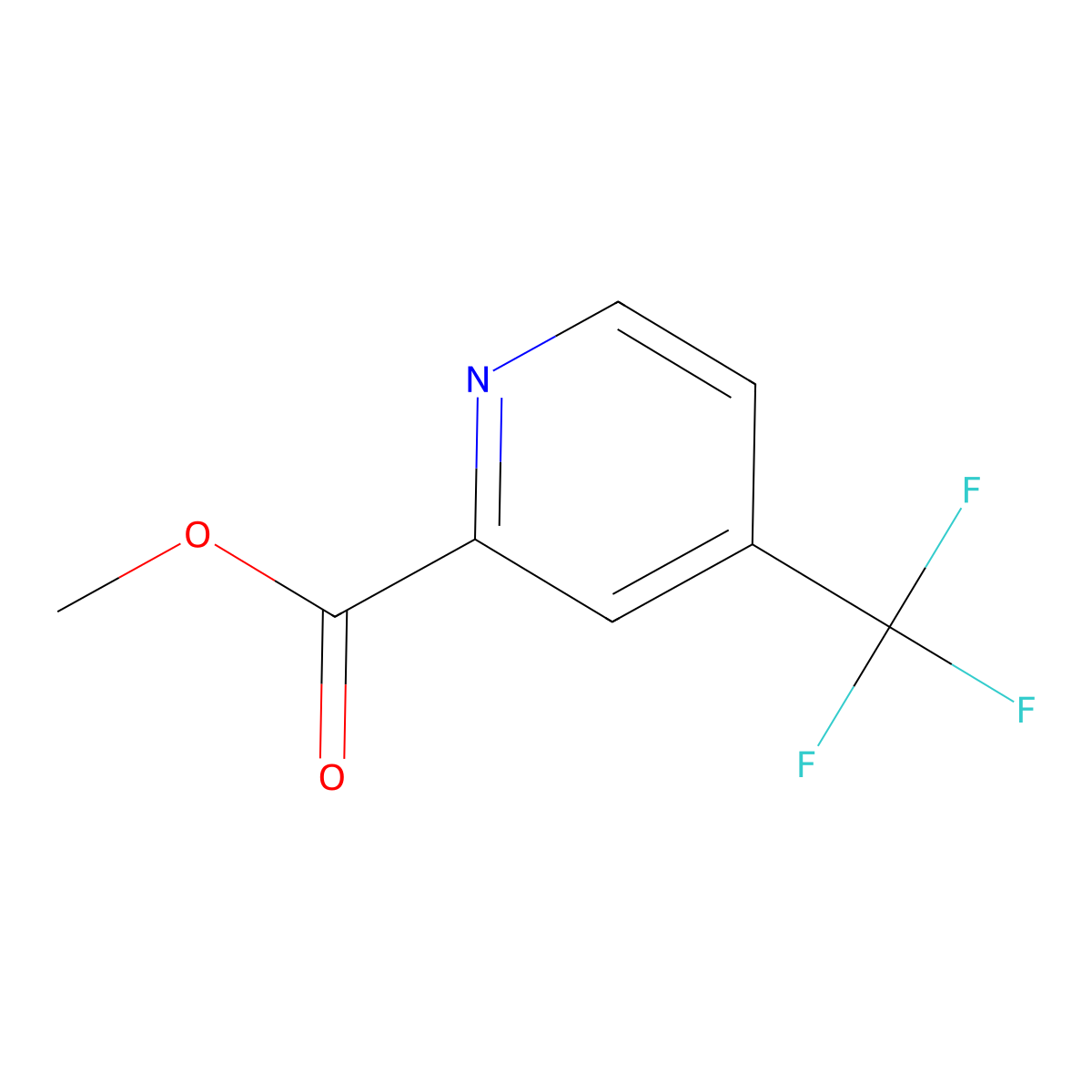 Methyl 4-(trifluoromethyl)picolinate molecular structure, CAS 455941-78-3