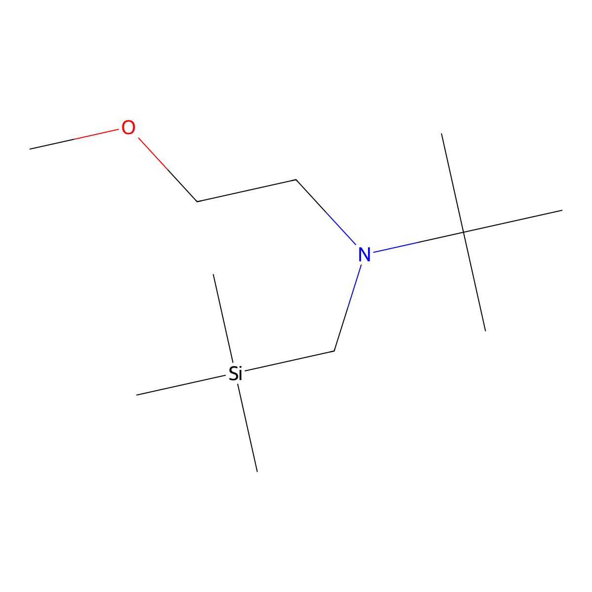 N-(Methoxymethyl)-2-methyl-N-[(trimethylsilyl)methyl]-2-propanamine molecular structure, CAS 455954-96-8