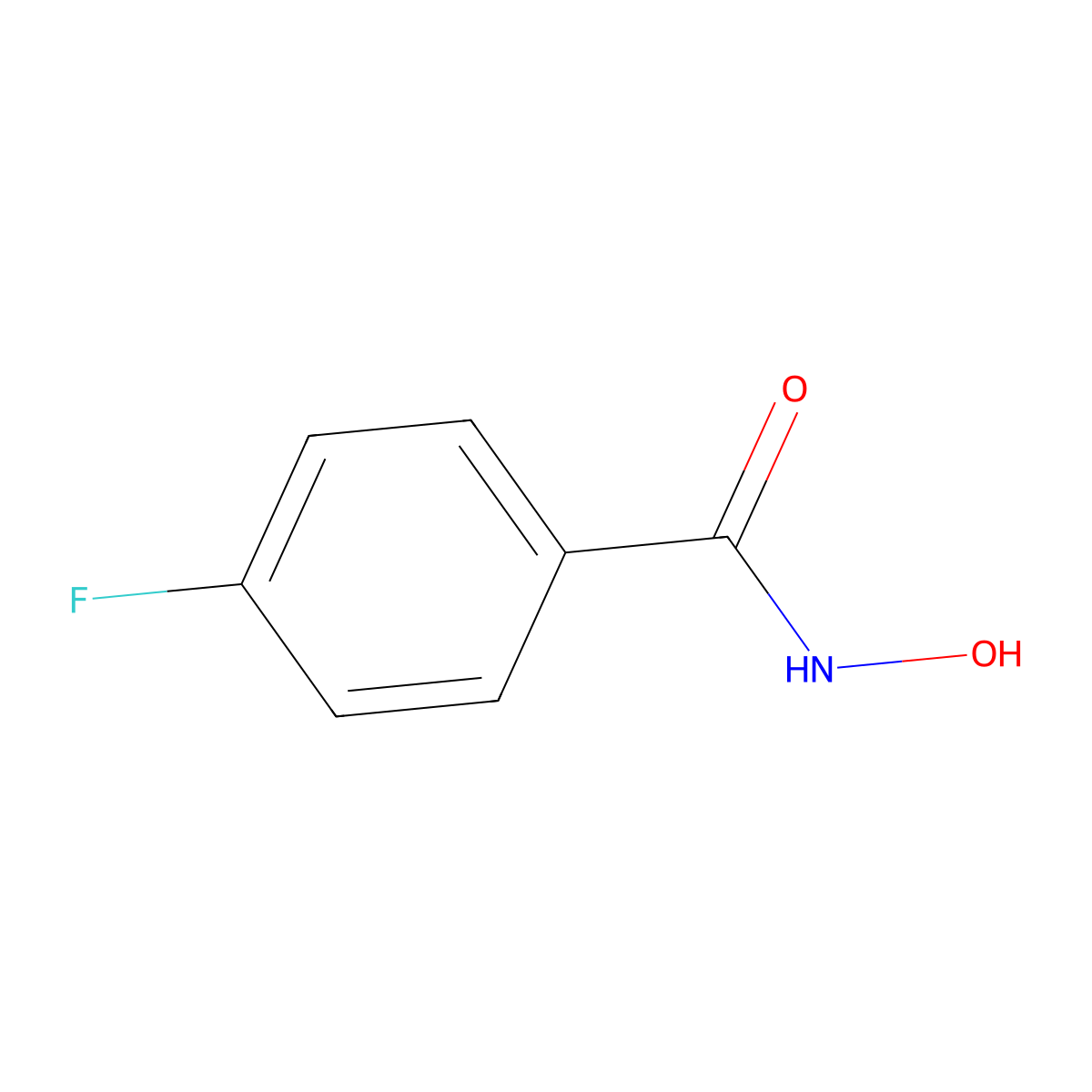 Benzamide, 4-fluoro- molecular structure, CAS 456-07-5