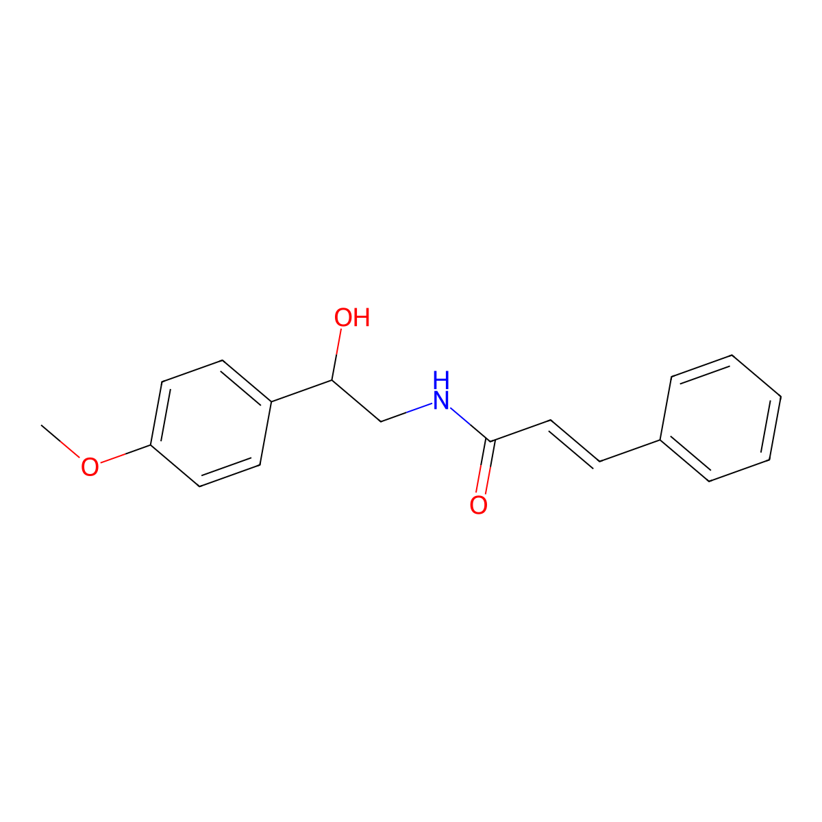 (+-)-Aegeline molecular structure, CAS 456-12-2