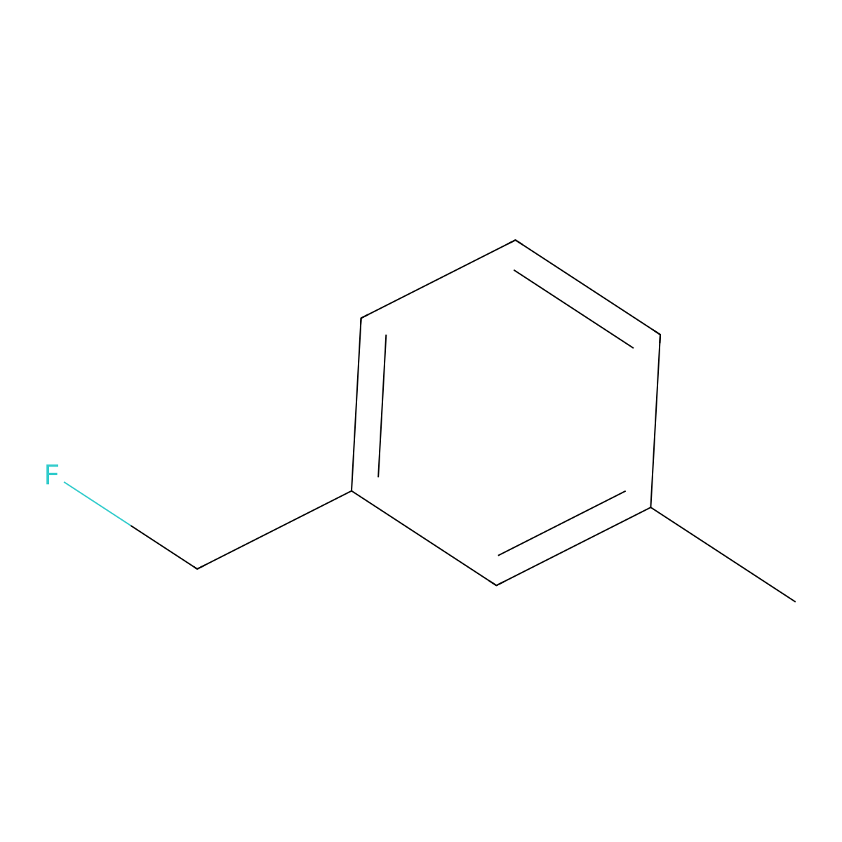 3-Methylbenzyl fluoride molecular structure, CAS 456-44-0