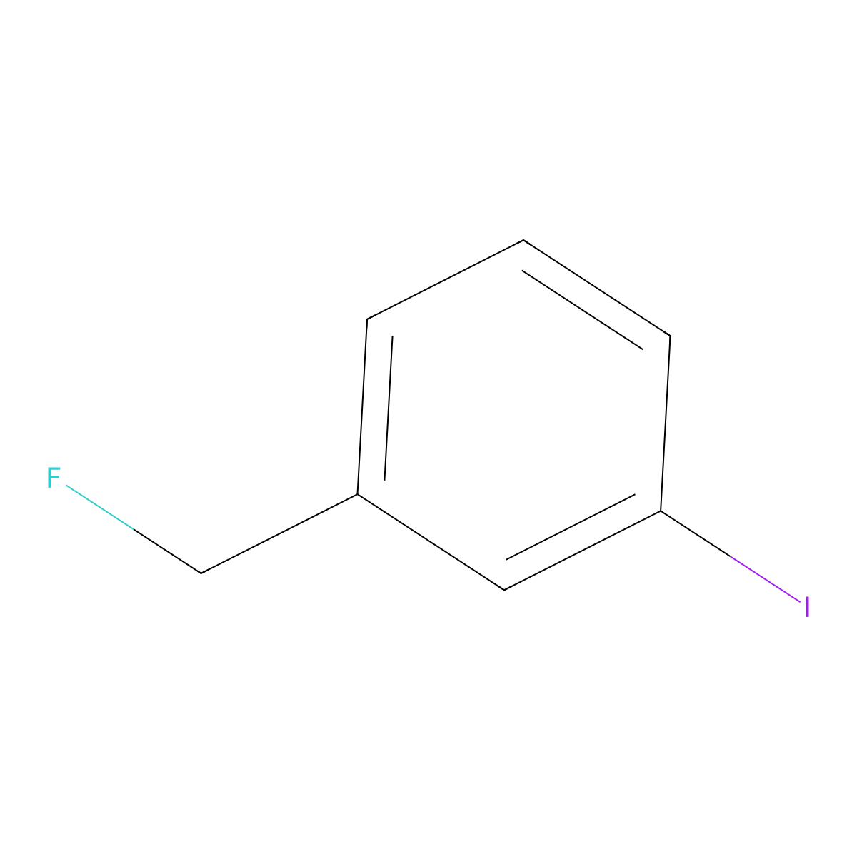 1-(Fluoromethyl)-3-iodobenzene molecular structure, CAS 456-45-1