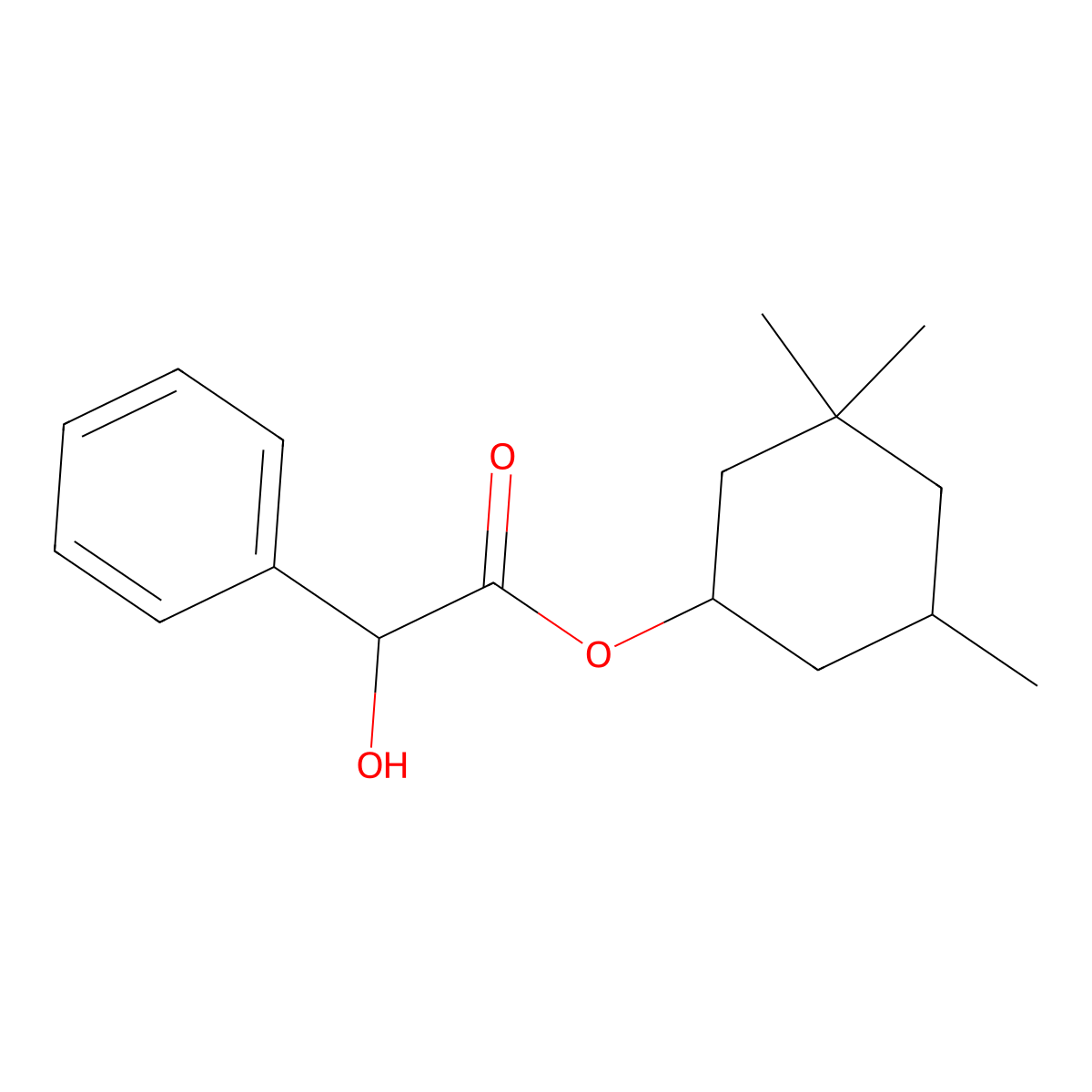 Cyclandelate molecular structure, CAS 456-59-7