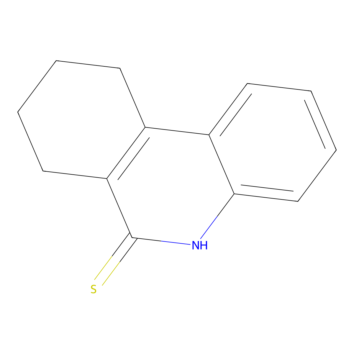 7,8,9,10-Tetrahydrophenanthridine-6-thiol molecular structure, CAS 4562-66-7