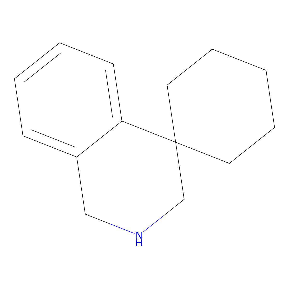 2',3'-Dihydro-1'h-spiro[cyclohexane-1,4'-isoquinoline] molecular structure, CAS 4562-80-5