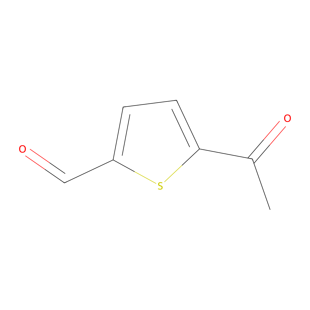5-Acetylthiophene-2-carbaldehyde molecular structure, CAS 4565-29-1