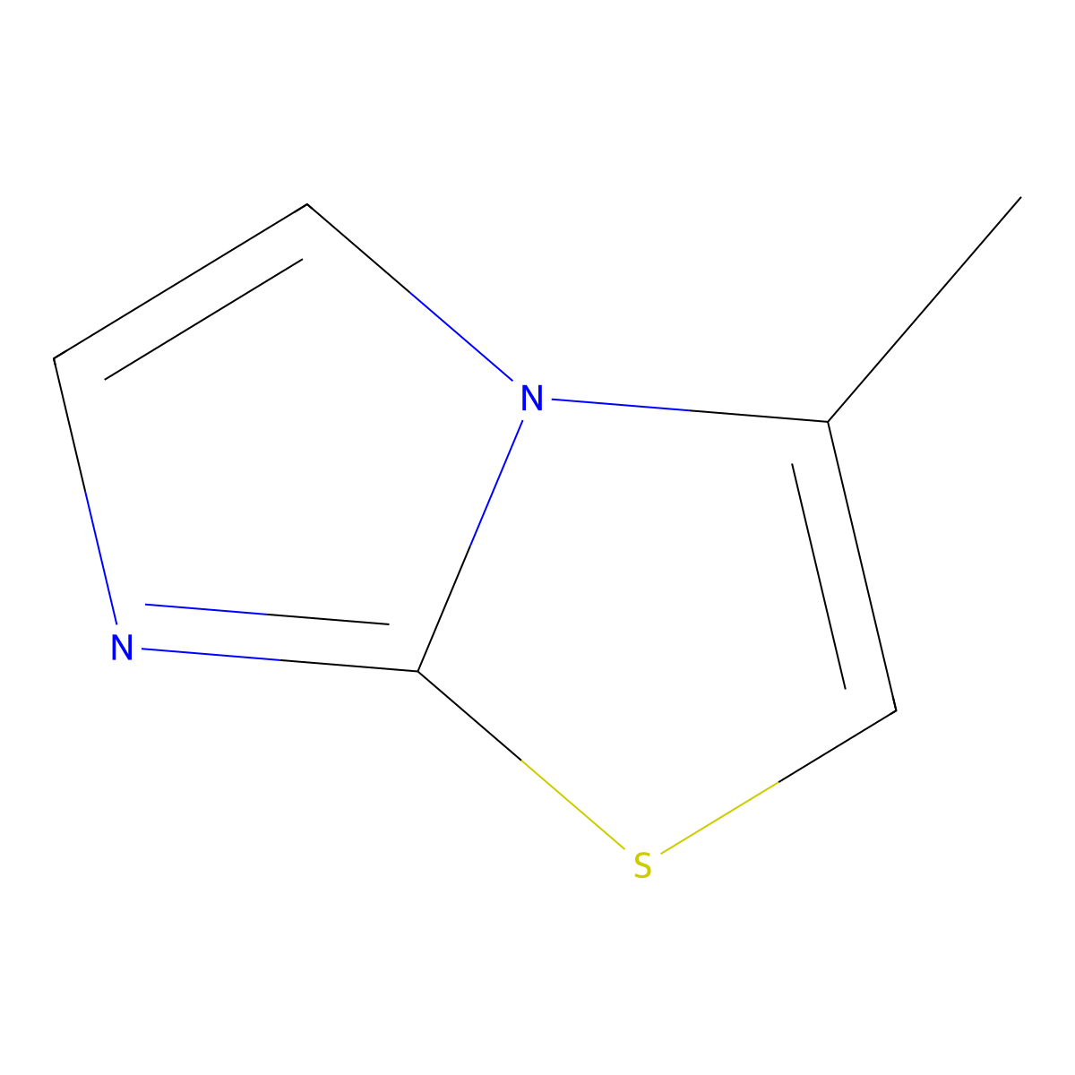 3-Methylimidazo[2,1-b]thiazole molecular structure, CAS 45654-19-1