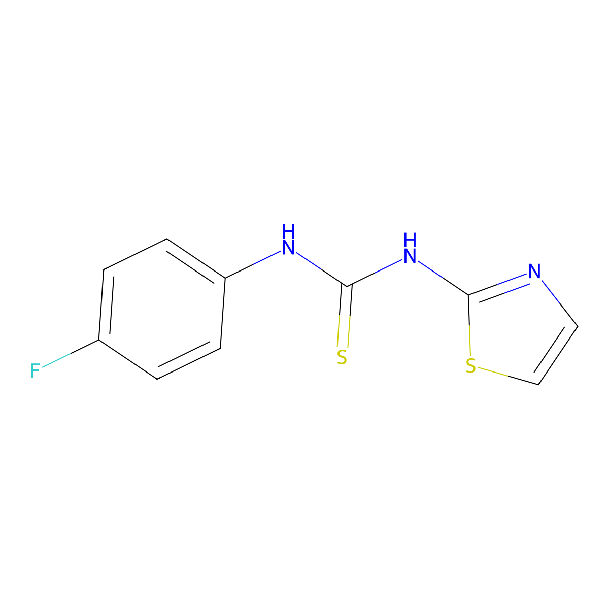Stk034174 molecular structure, CAS 457-82-9