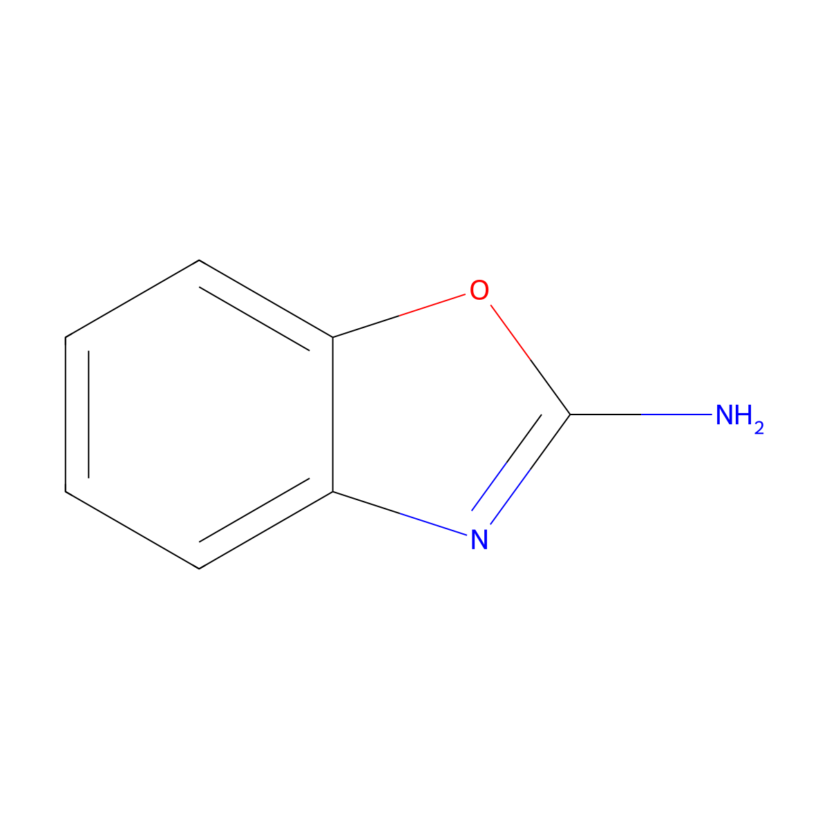 2-Aminobenzoxazole molecular structure, CAS 4570-41-6