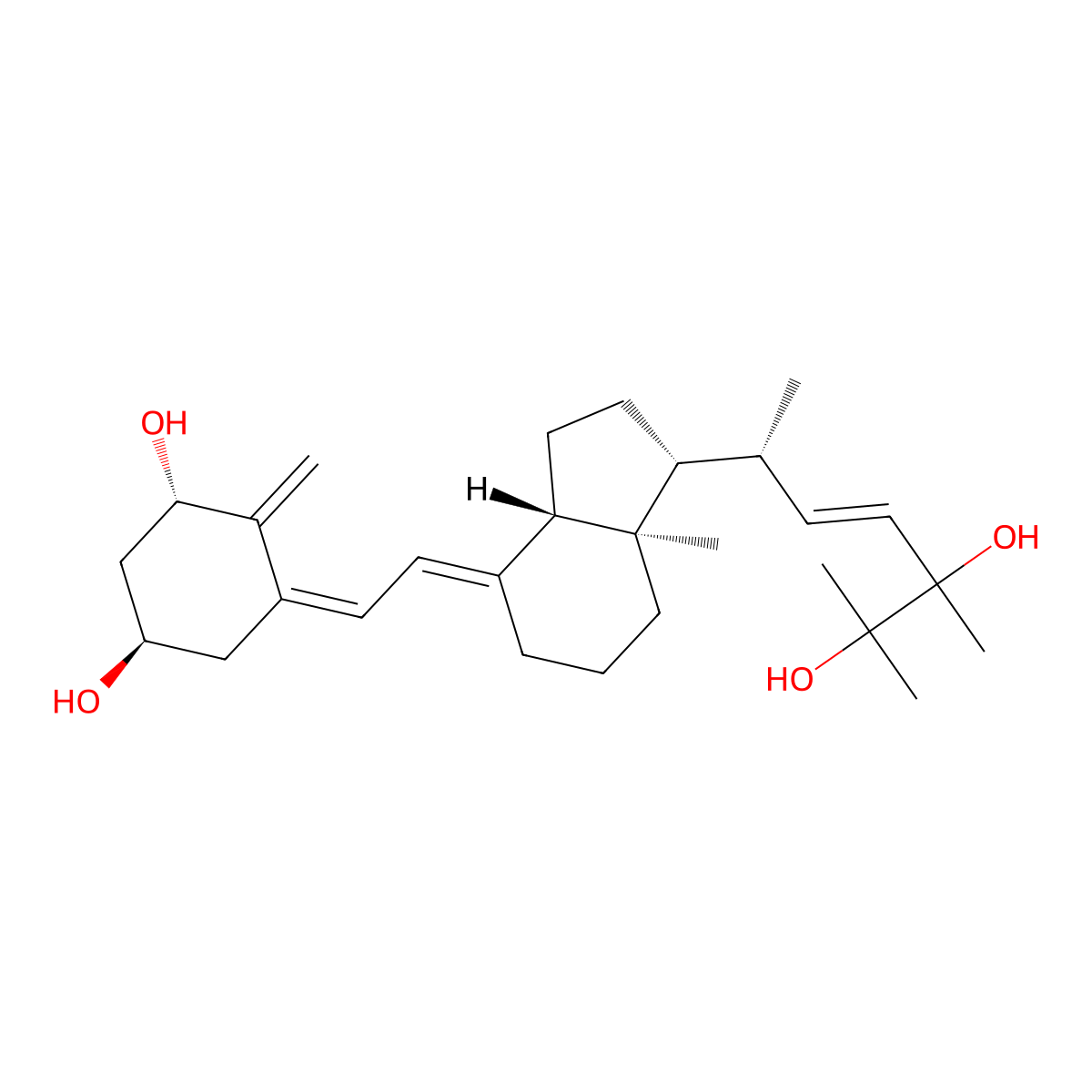1alpha, 24, 25-Trihydroxy VD2 molecular structure, CAS 457048-34-9