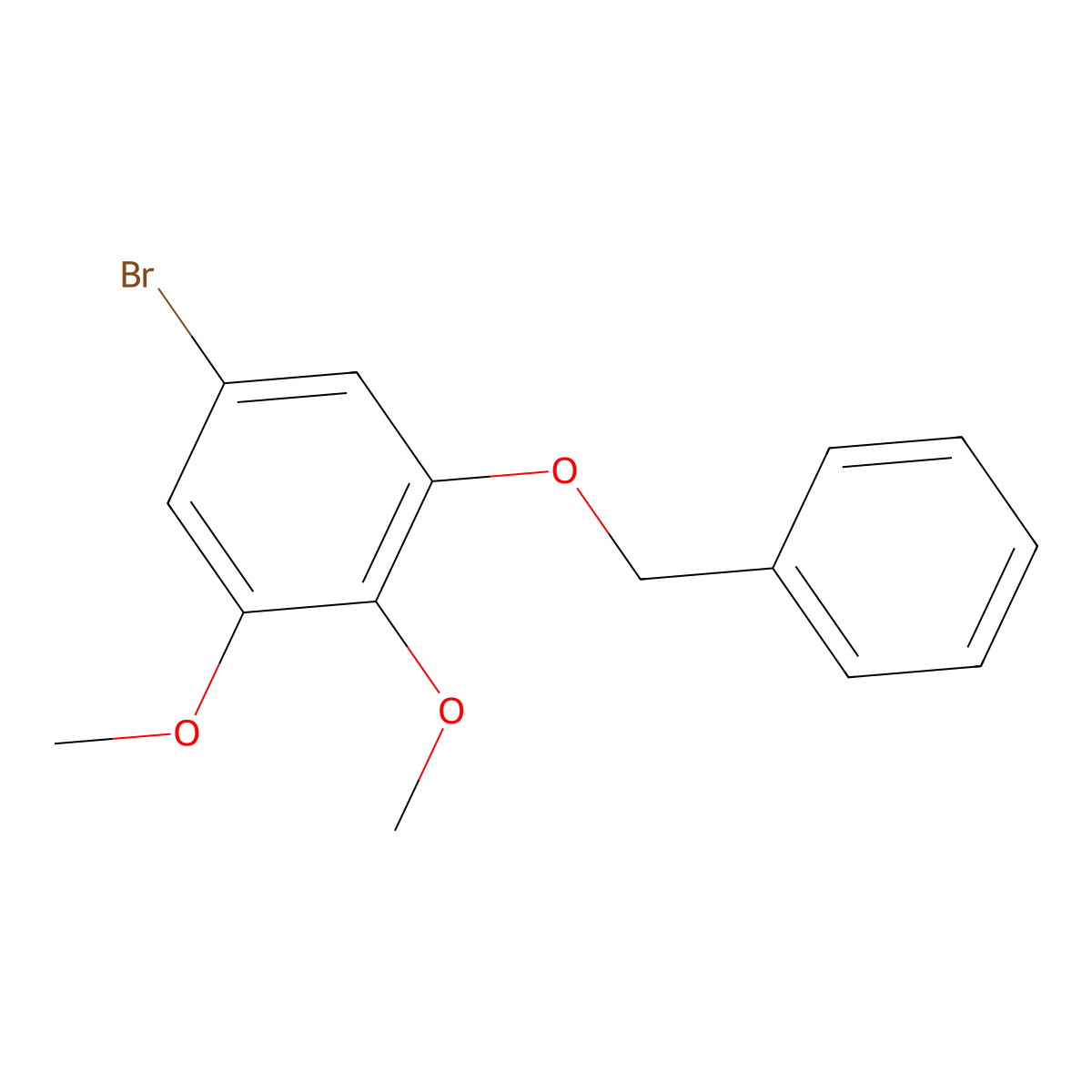 3-Benzyloxy-4,5-dimethoxybromobenzene molecular structure, CAS 457051-13-7