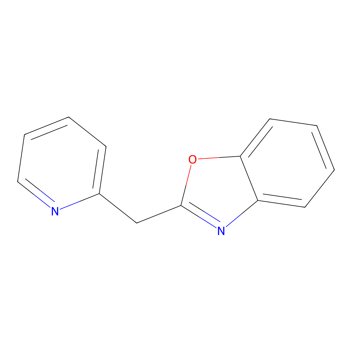 2-(Pyridin-2-ylmethyl)benzo[d]oxazole molecular structure, CAS 457053-50-8