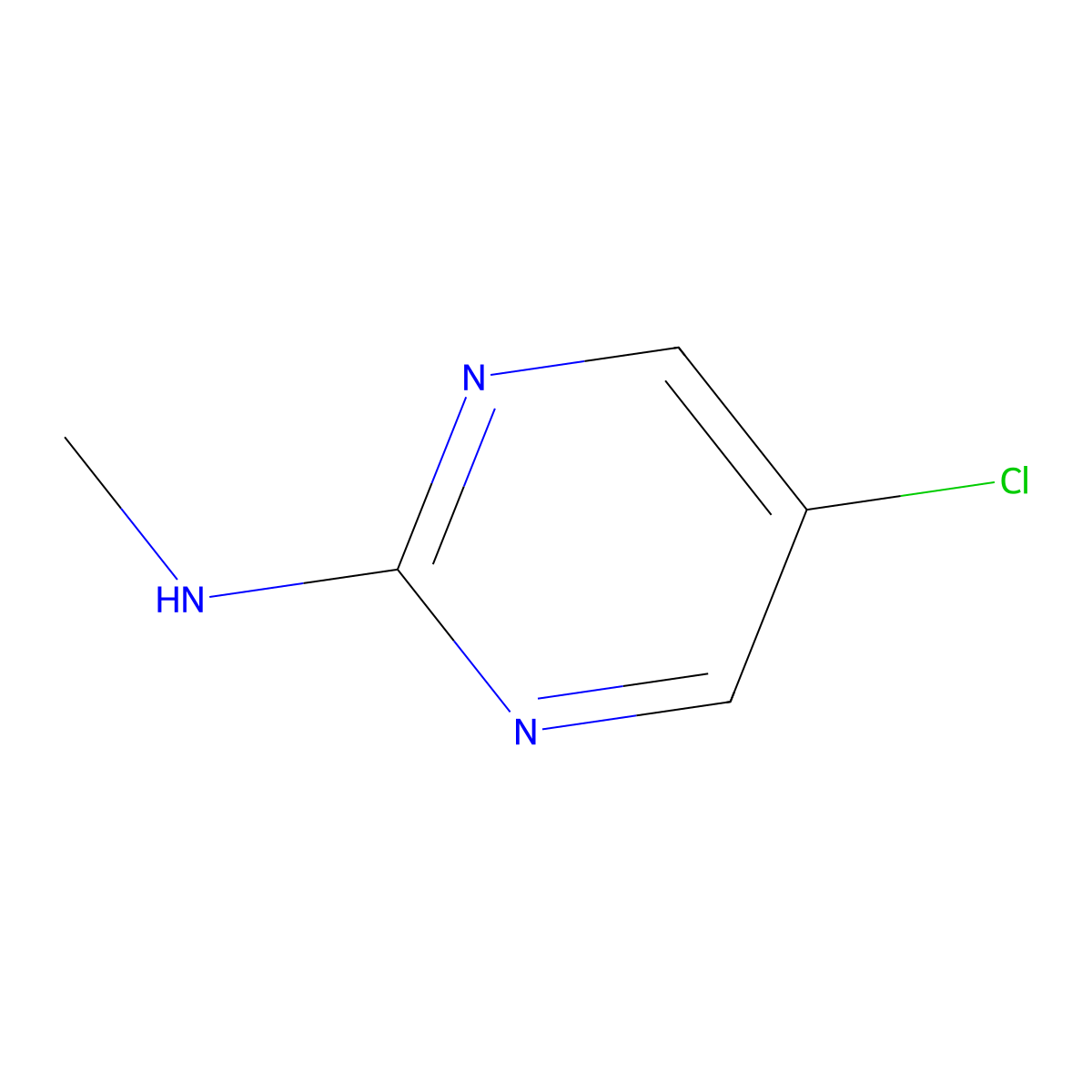 5-Chloro-N-methylpyrimidin-2-amine molecular structure, CAS 45715-16-0