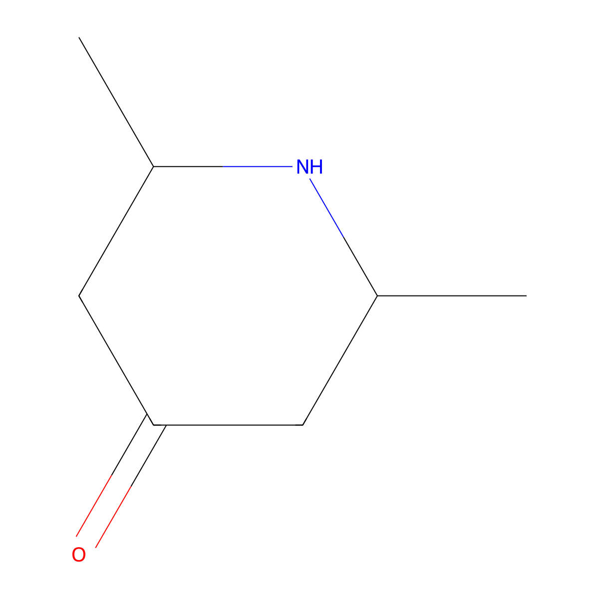 2,6-Dimethylpiperidin-4-one molecular structure, CAS 45717-87-1