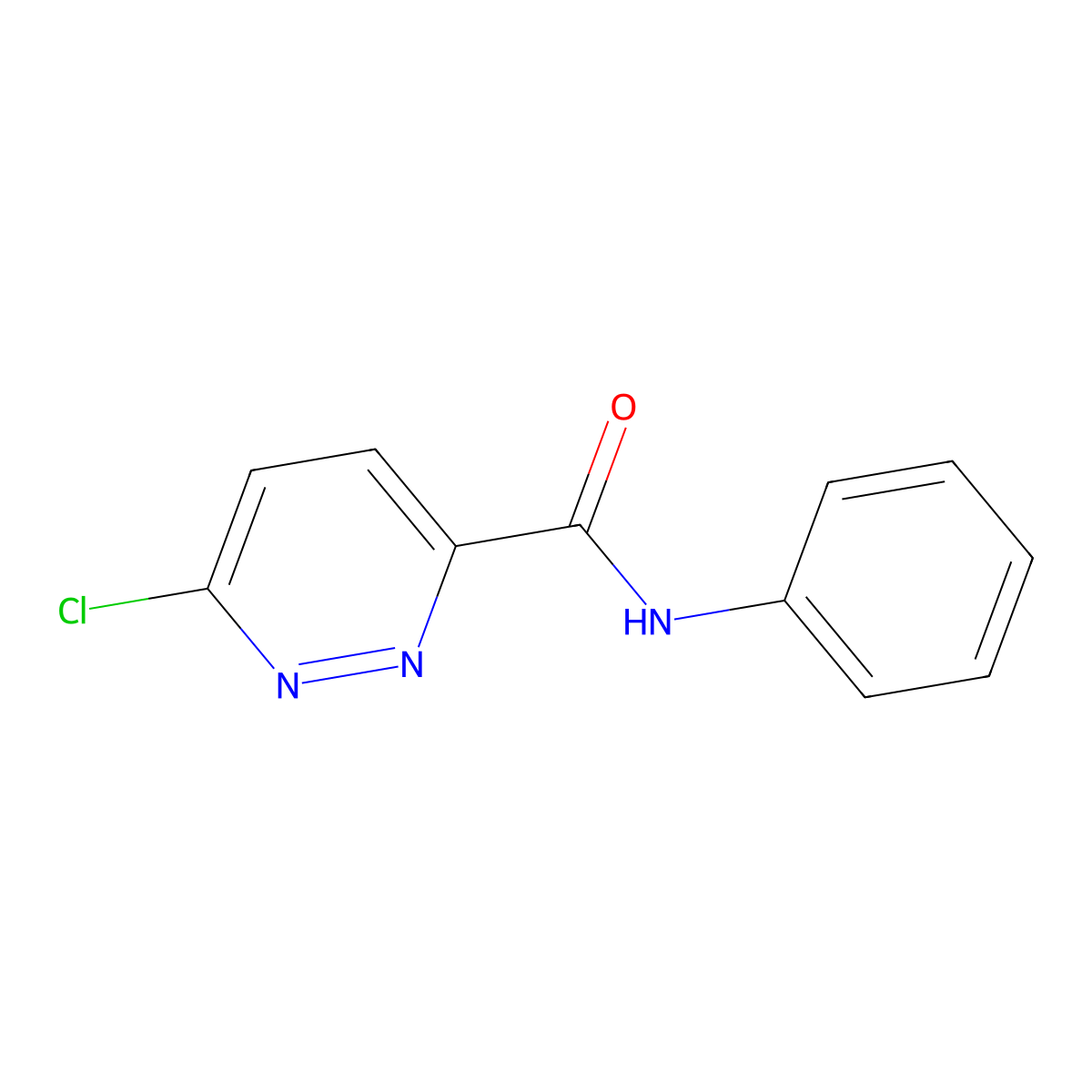 6-chloro-N-phenylpyridazine-3-carboxamide molecular structure, CAS 457613-14-8