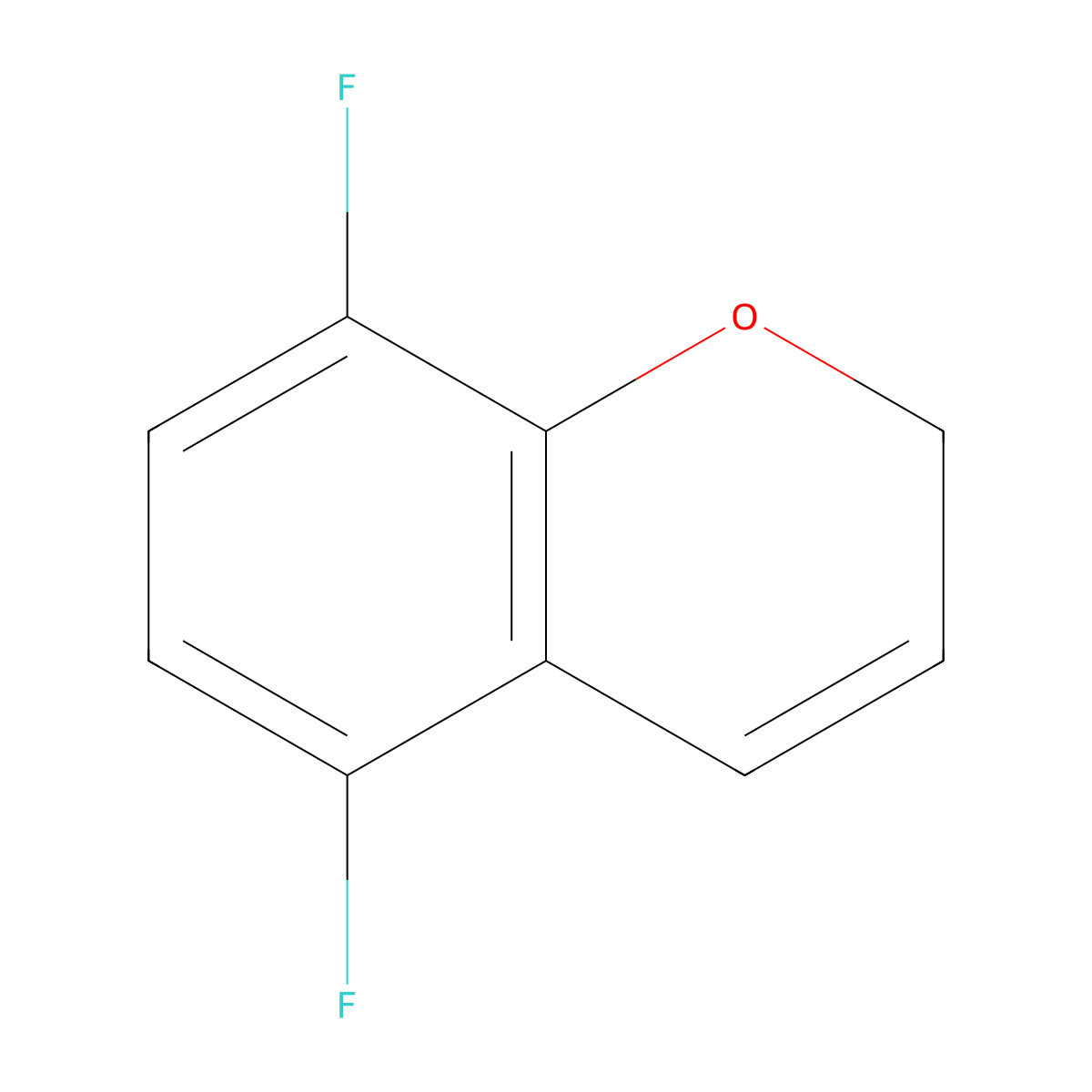 5,8-Difluoro-2H-chromene molecular structure, CAS 457628-37-4