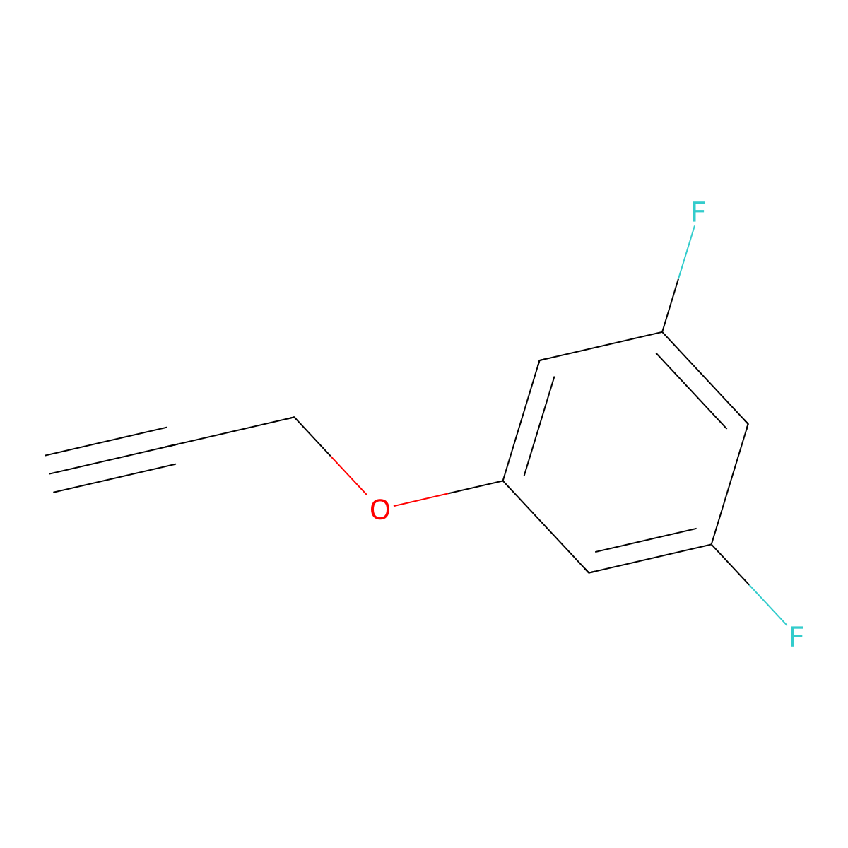 1,3-Difluoro-5-(prop-2-yn-1-yloxy)benzene molecular structure, CAS 457628-50-1