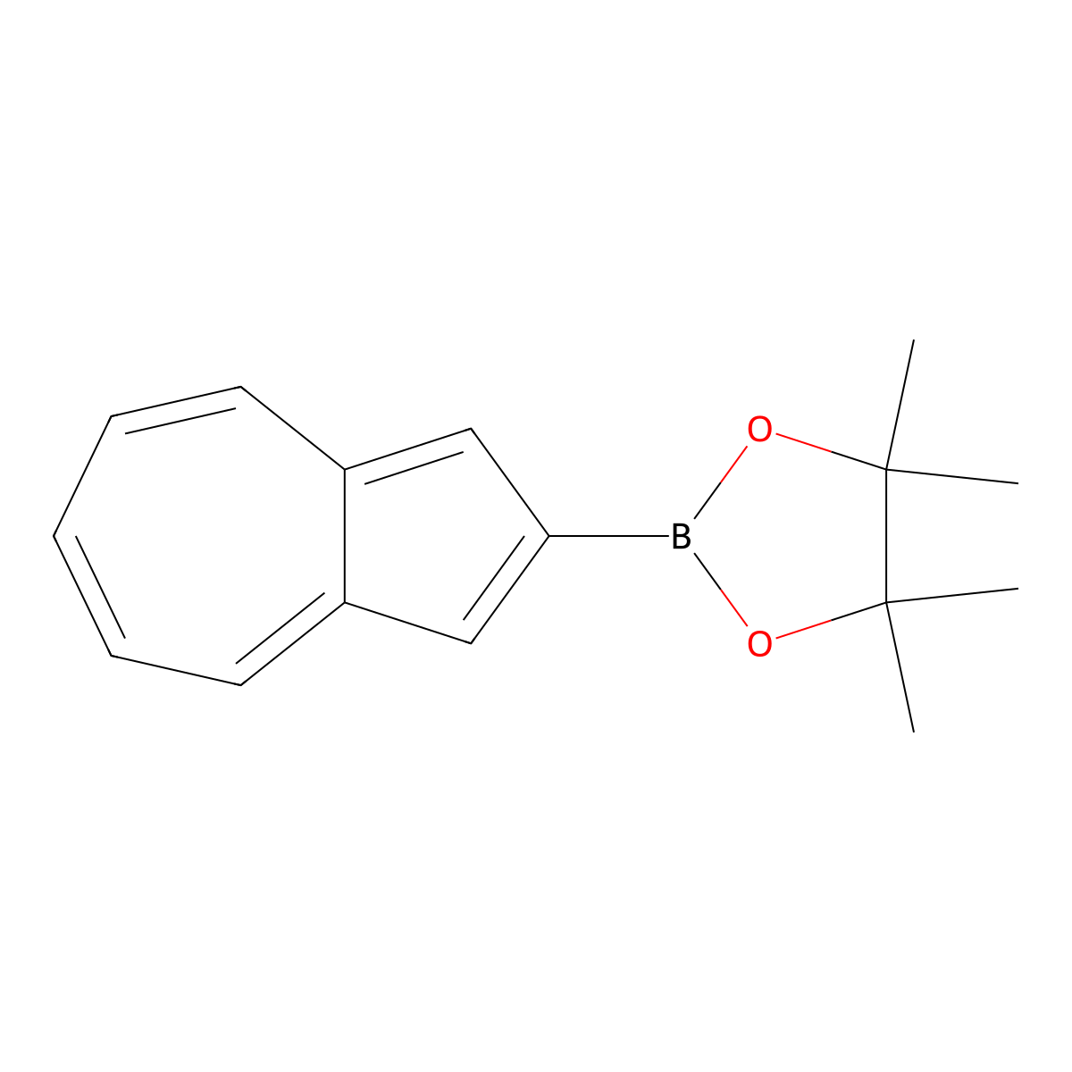 2-(Azulen-2-yl)-4,4,5,5-tetramethyl-1,3,2-dioxaborolane molecular structure, CAS 457644-50-7