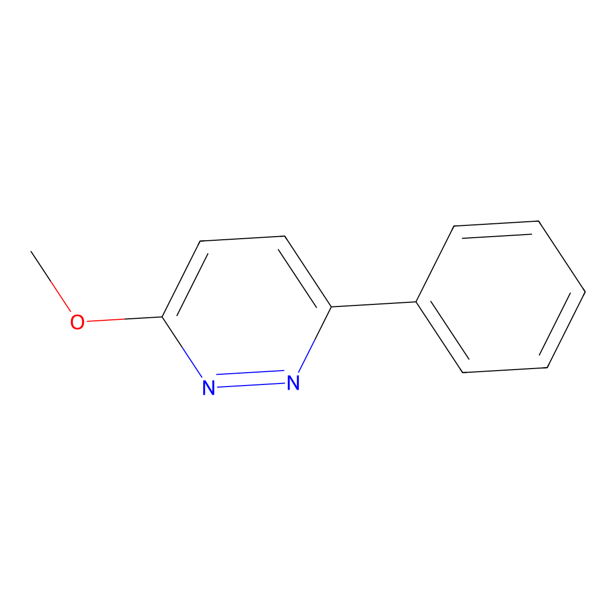 3-Methoxy-6-phenylpyridazine molecular structure, CAS 4578-42-1